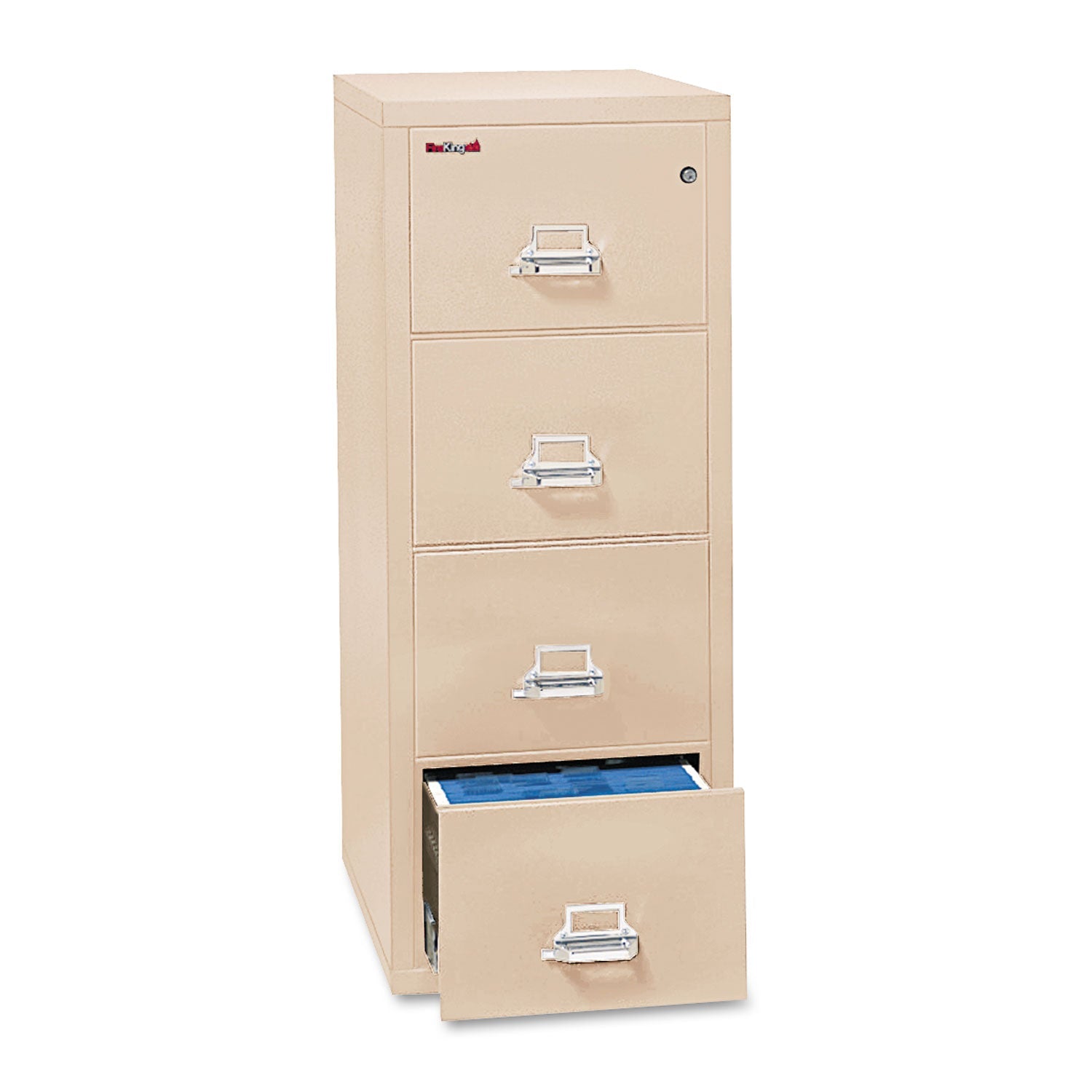 Insulated Vertical File | 4-Drawer Legal Parchment