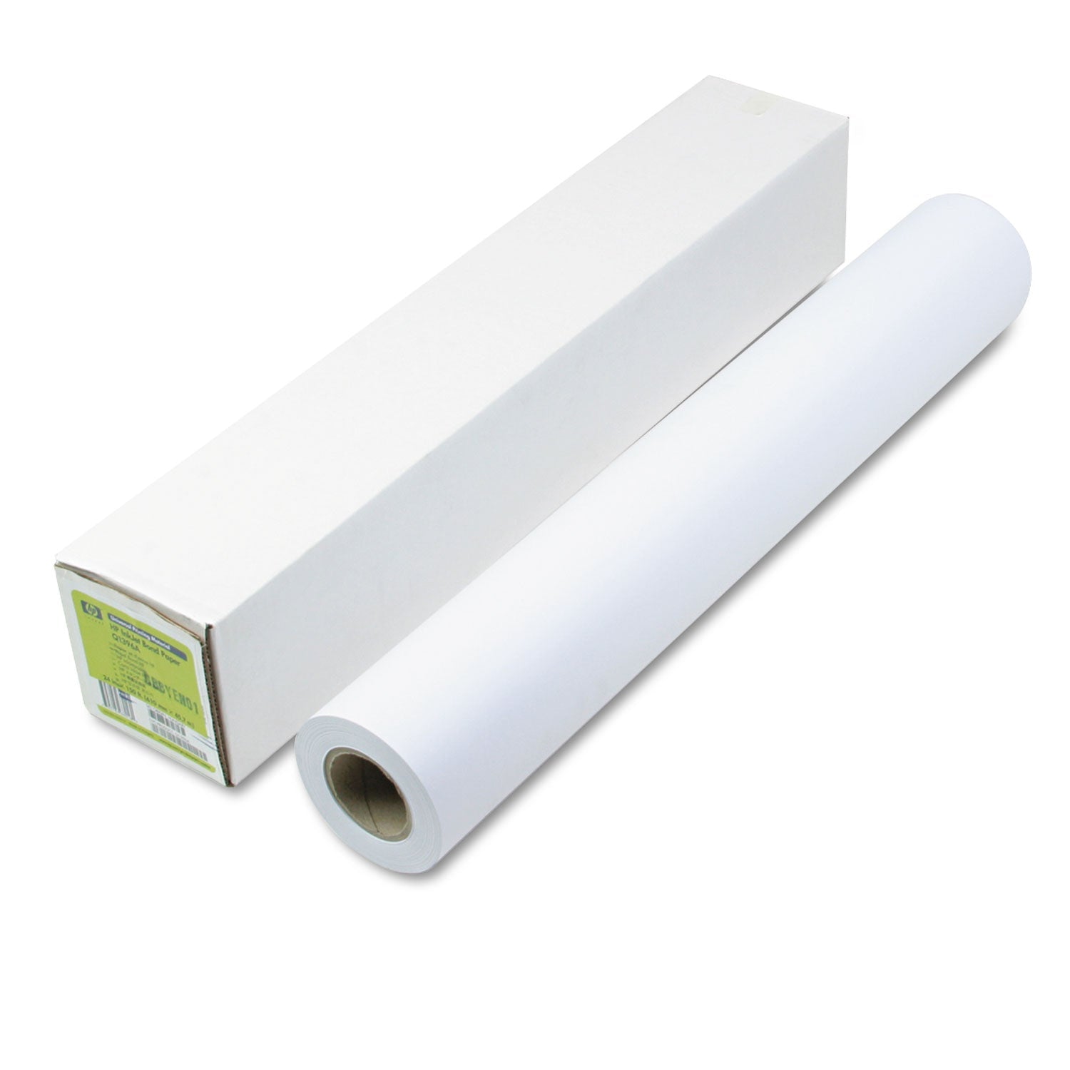 HP Designjet Large Format Paper For Inkjet Prints, 4.2 Mil, 24" X 150 Ft, White