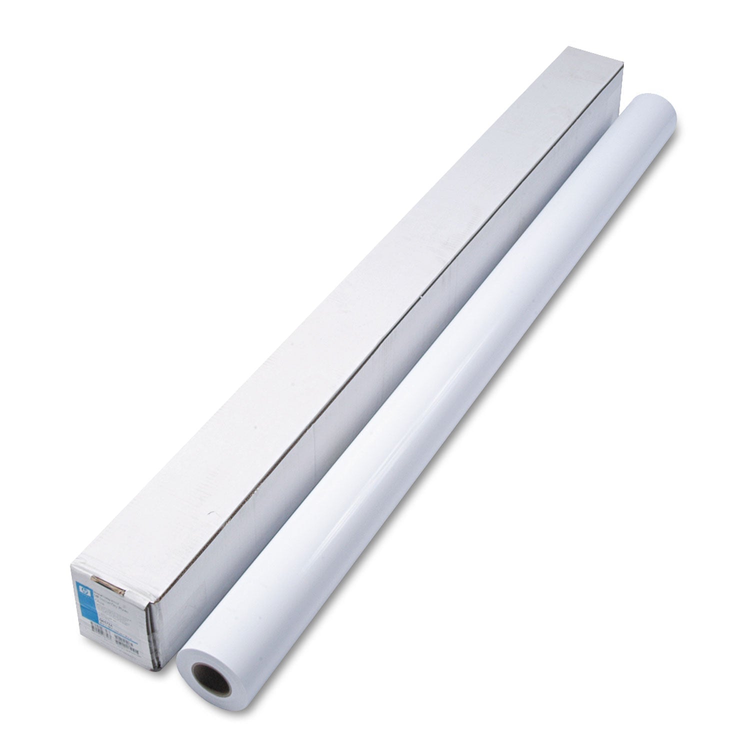 HP Designjet Large Format Paper For Inkjet Prints, 7 Mil, 60" X 100 Ft, Gloss White