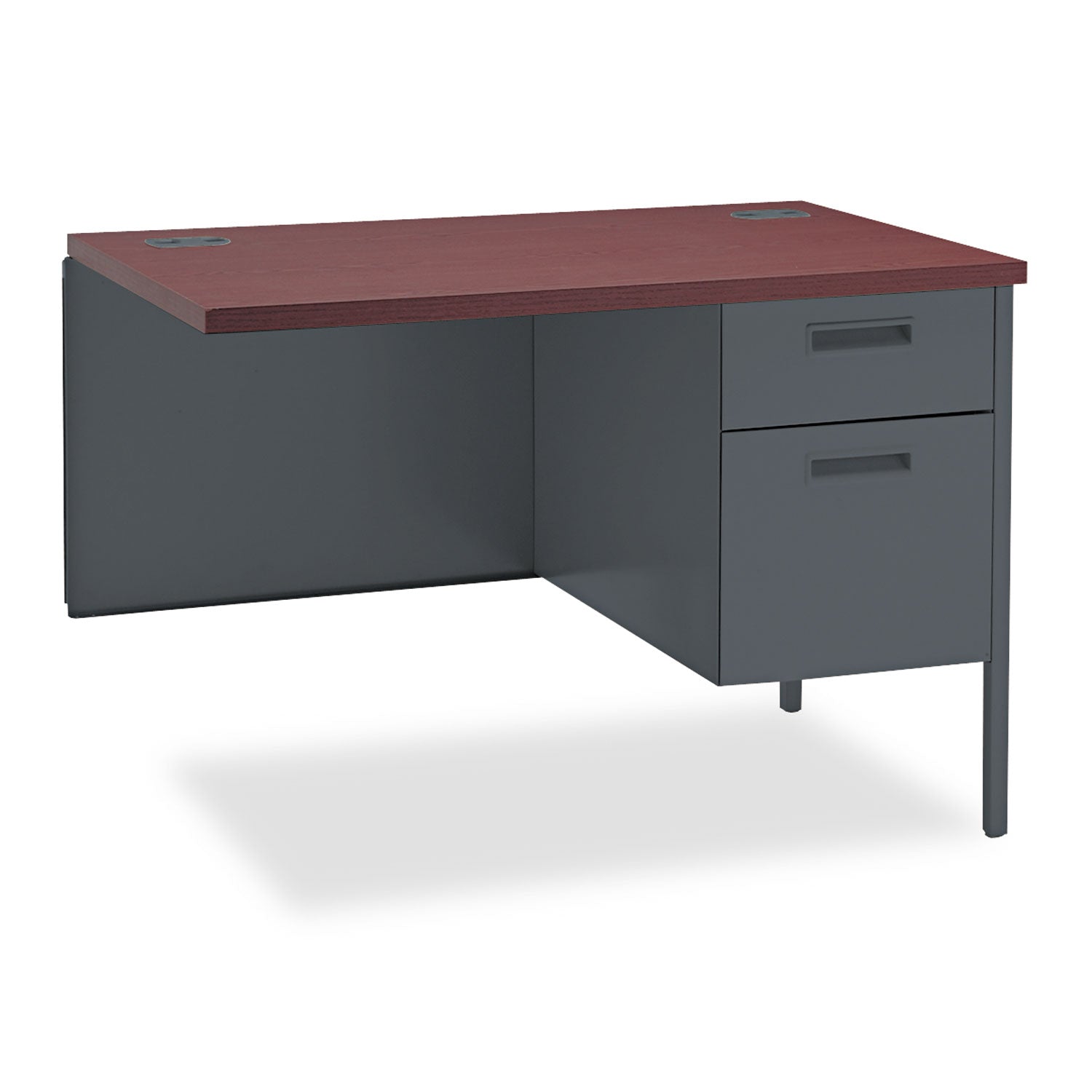 Metro Classic Workstation Return | Right, Mahogany