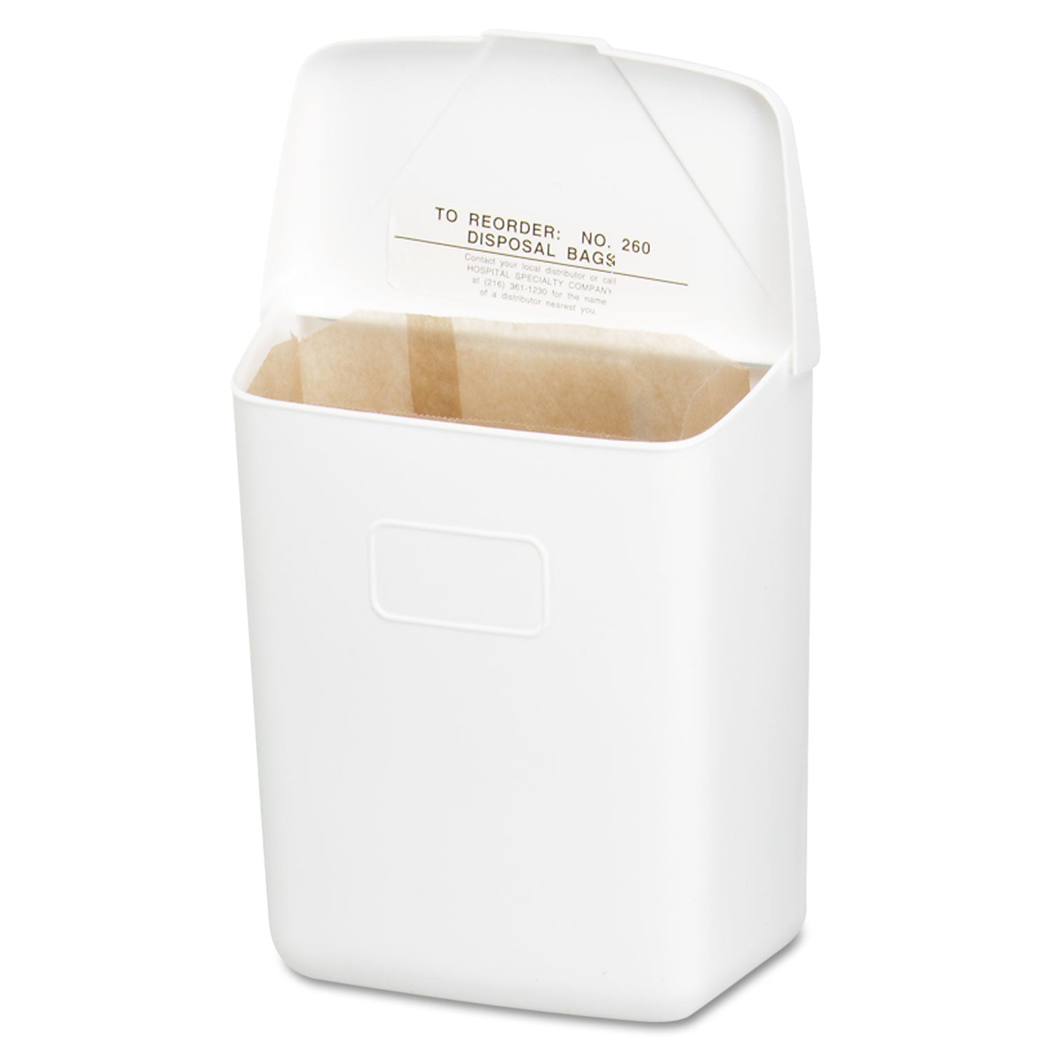 HOSPECO Wall Mount Sanitary Napkin Receptacle