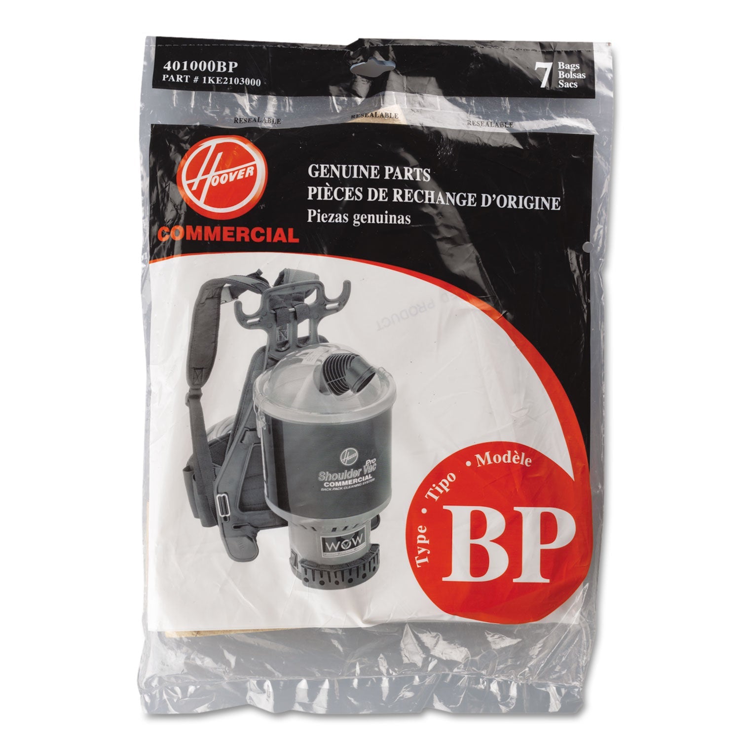 Paper Liners for Backpack Vacuum | 7-Pack