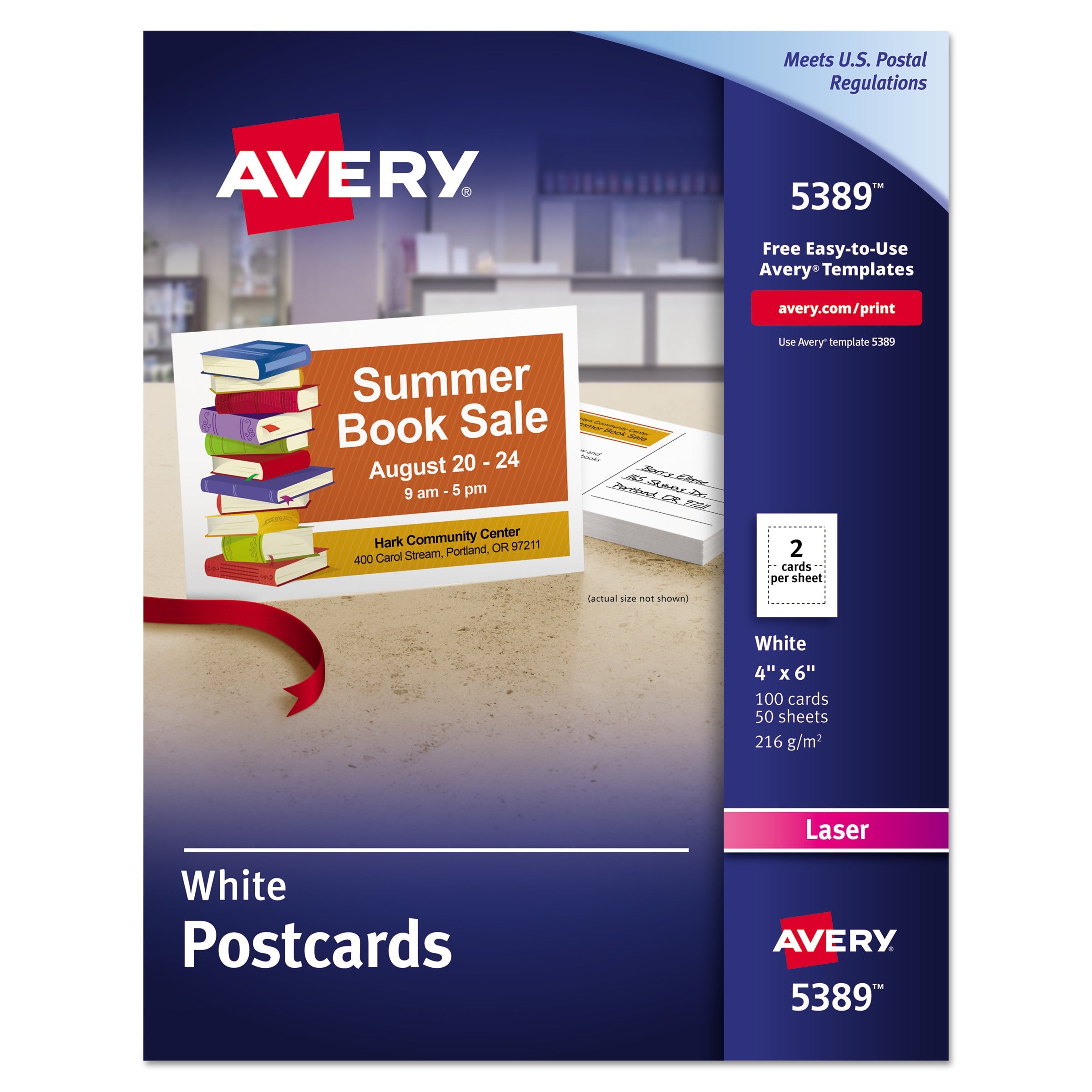 Printable Postcards | 4x6 Matte White | 100 Card