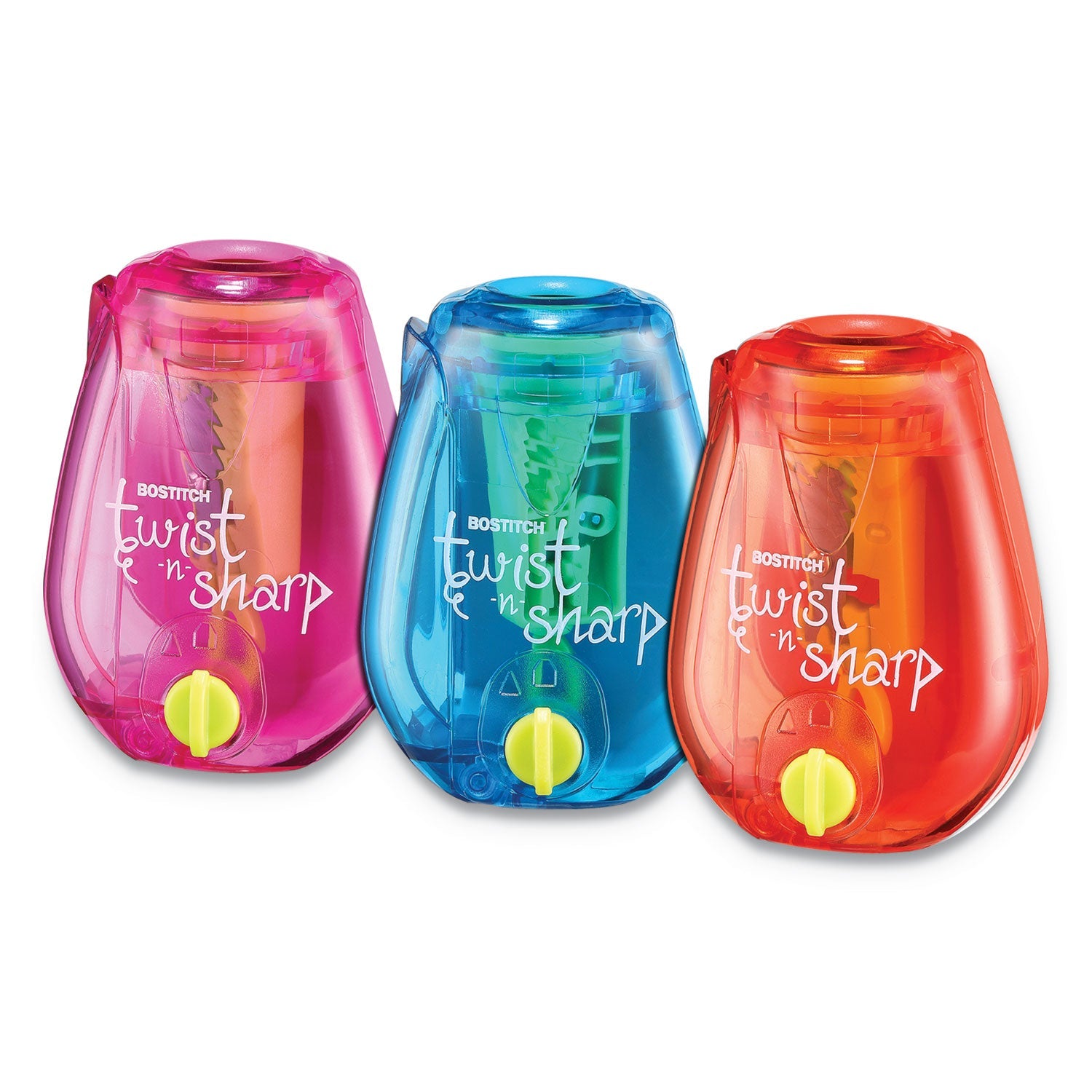 Twist-N-Sharp Pencil Sharpener | Assorted | 6/pack