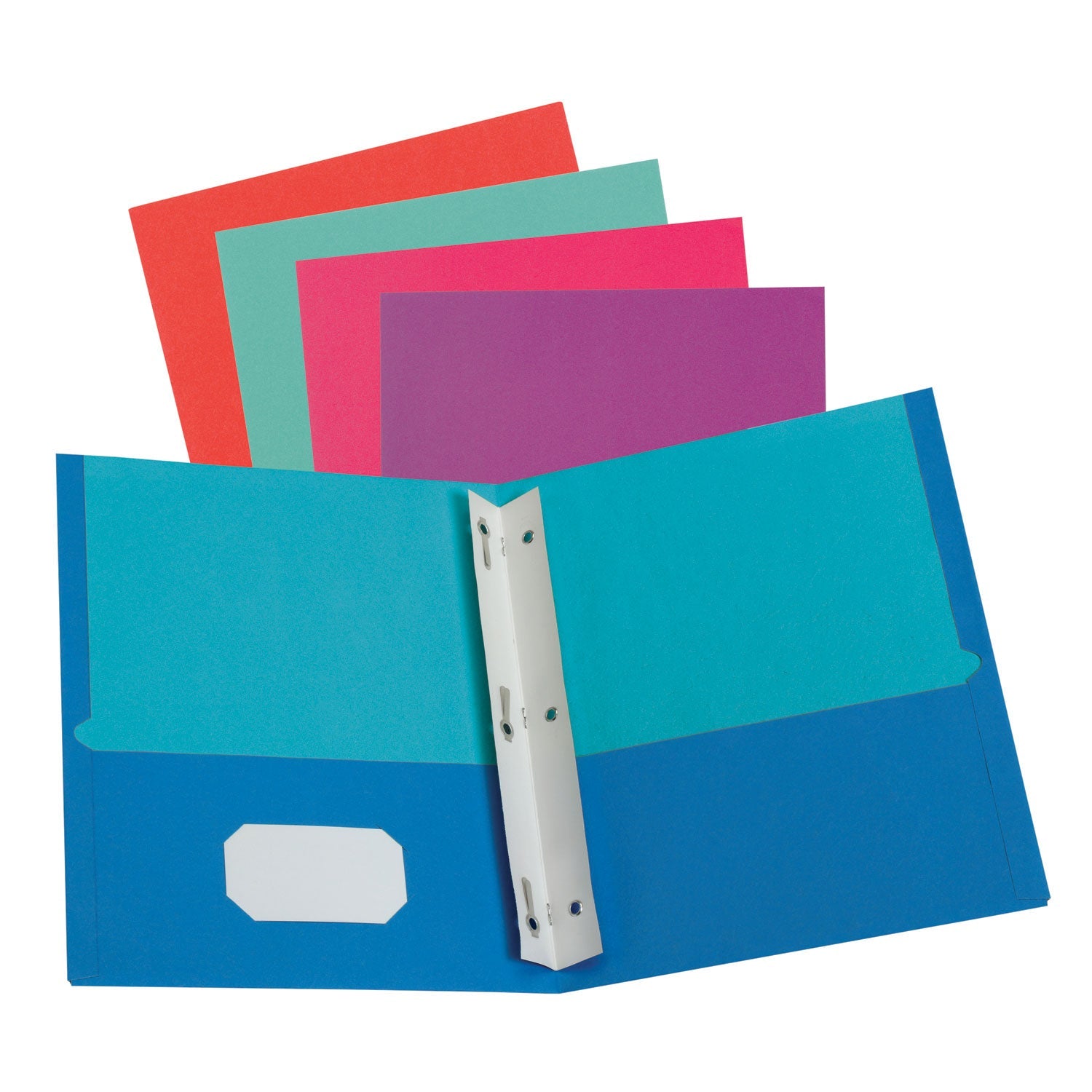 Oxford Twisted Twin Pocket Folder w/ Fasteners