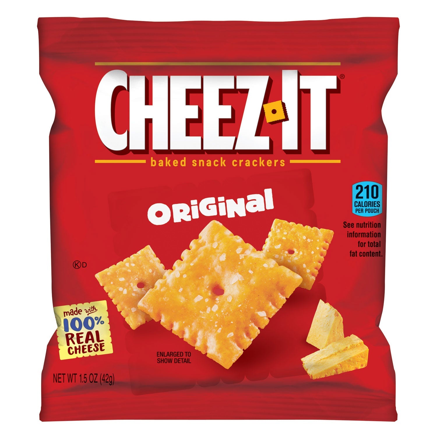 Sunshine® Cheez-It Crackers, 1.5 Oz Single-Serving Snack Pack, 8/box