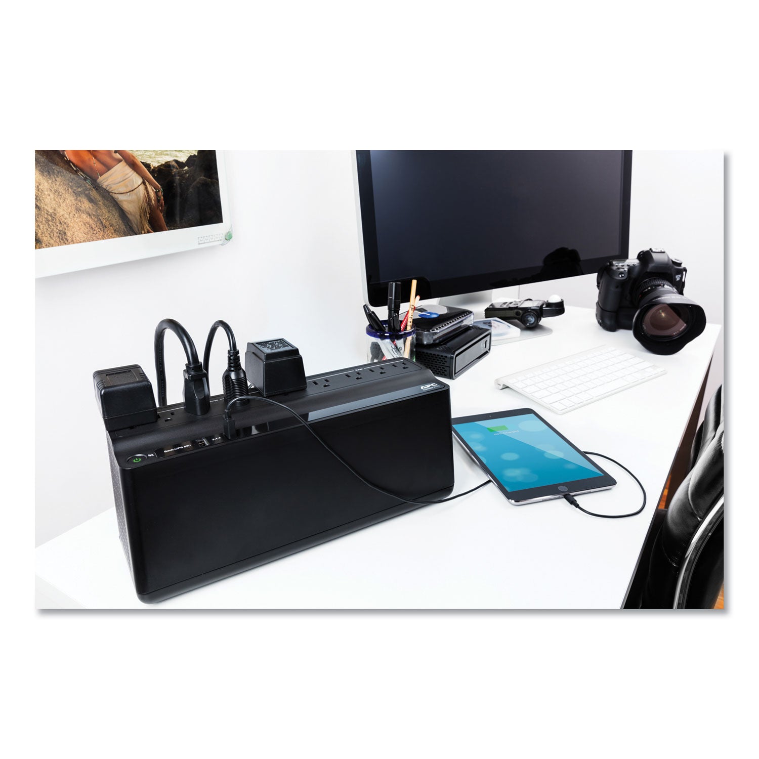 APC® Smart-UPS 850 VA Battery Backup System, 9 Outlets, 120 VA, 354 J