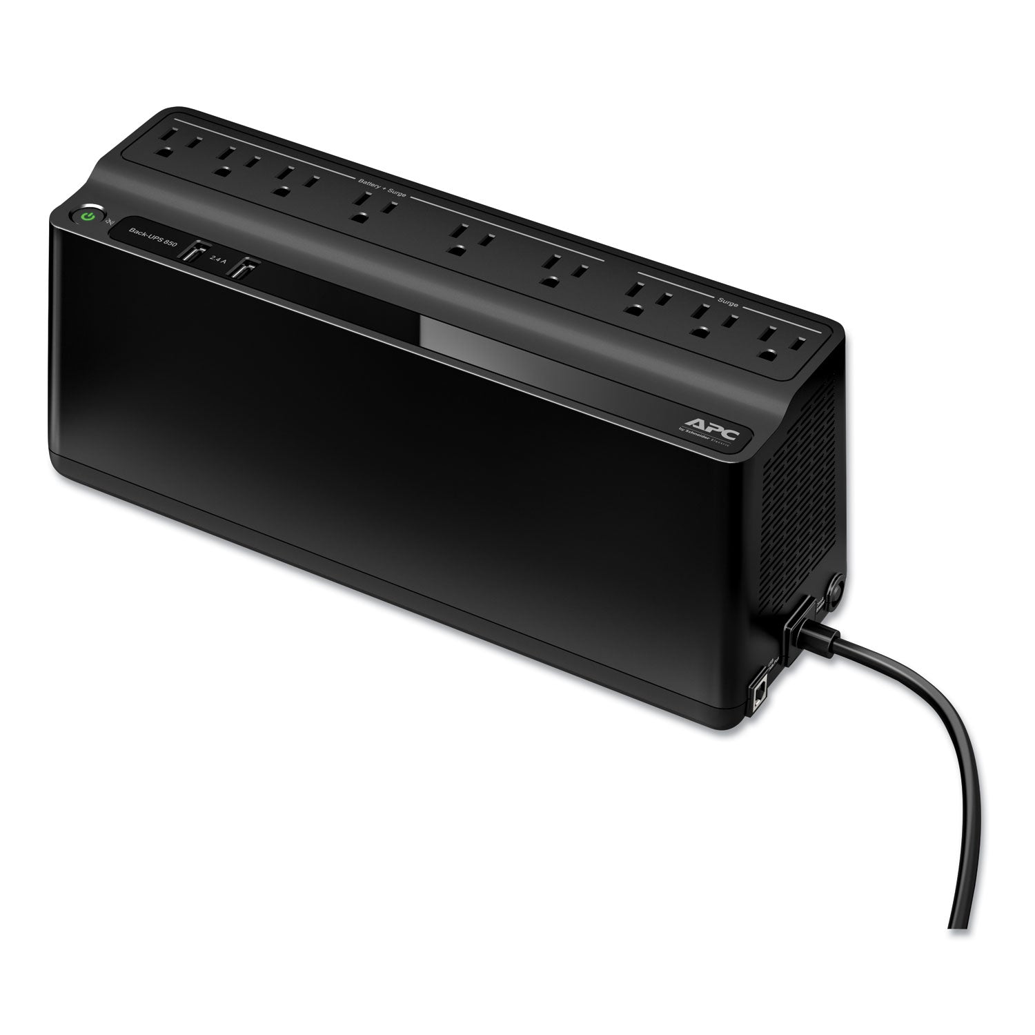 APC® Smart-UPS 850 VA Battery Backup System, 9 Outlets, 120 VA, 354 J