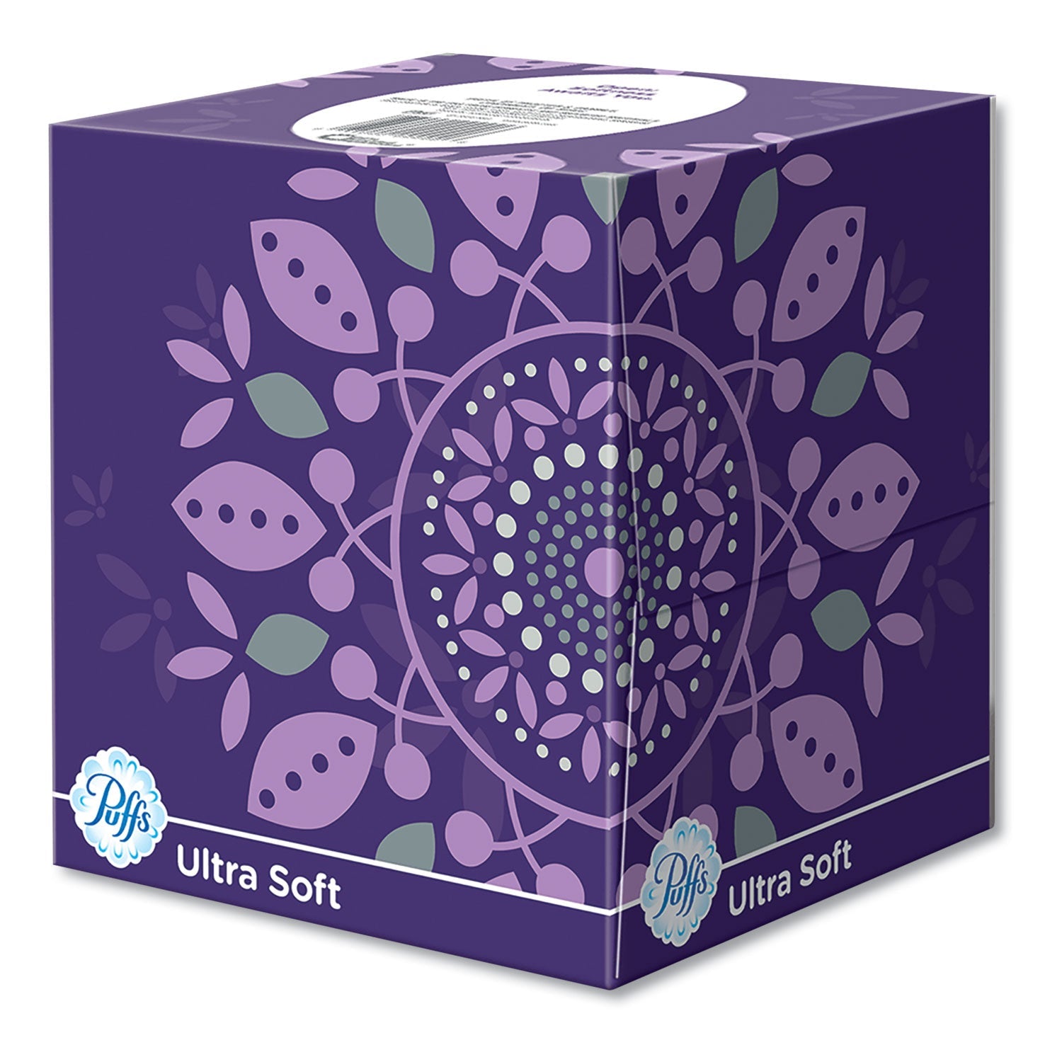 Puffs® Ultra Soft Facial Tissue, 2-Ply, White, 56 Sheets/box, 4 Boxes/pack