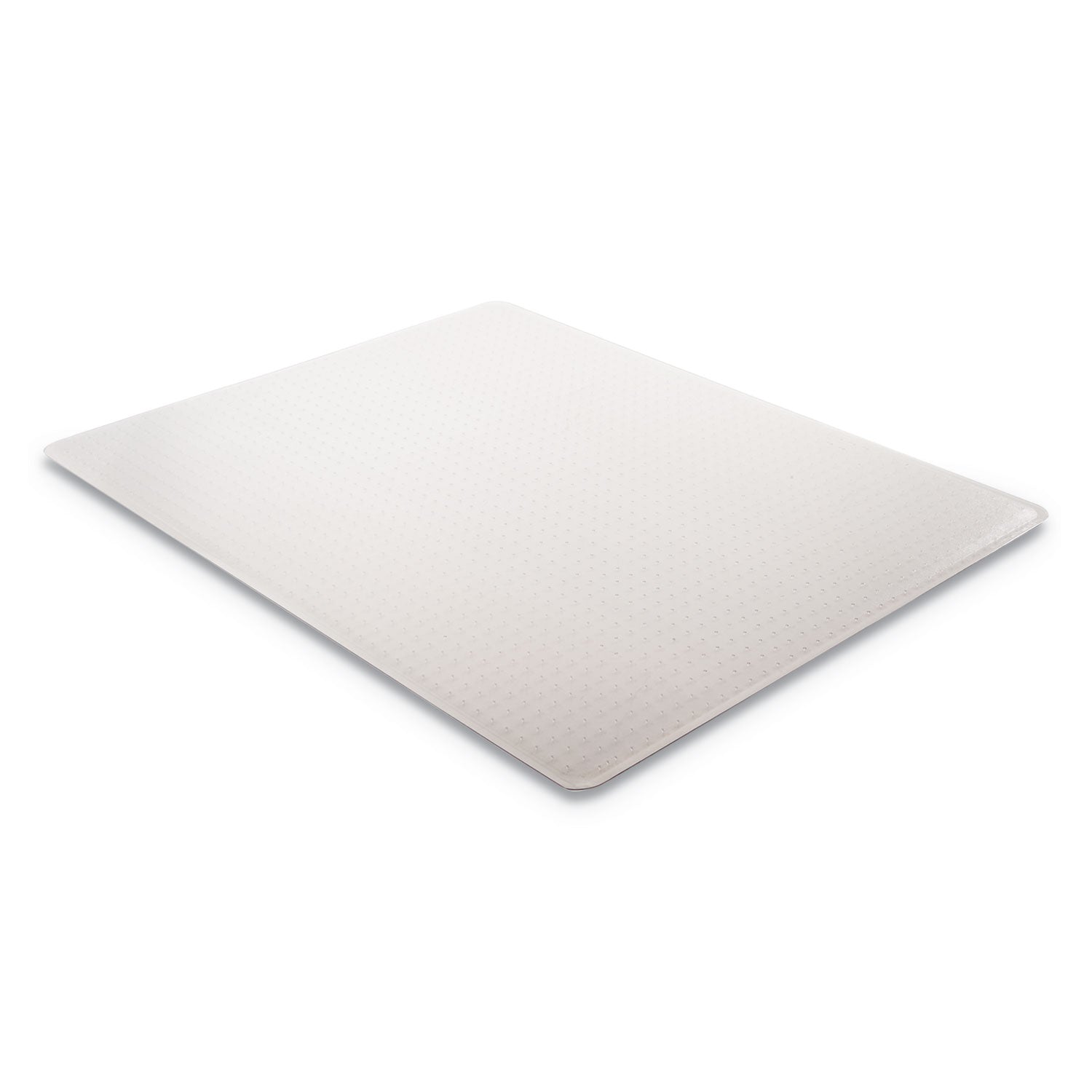 deflecto® Economat Occasional Use Chair Mat For Low Pile Carpet, 45 X 53, Rectangular, Clear