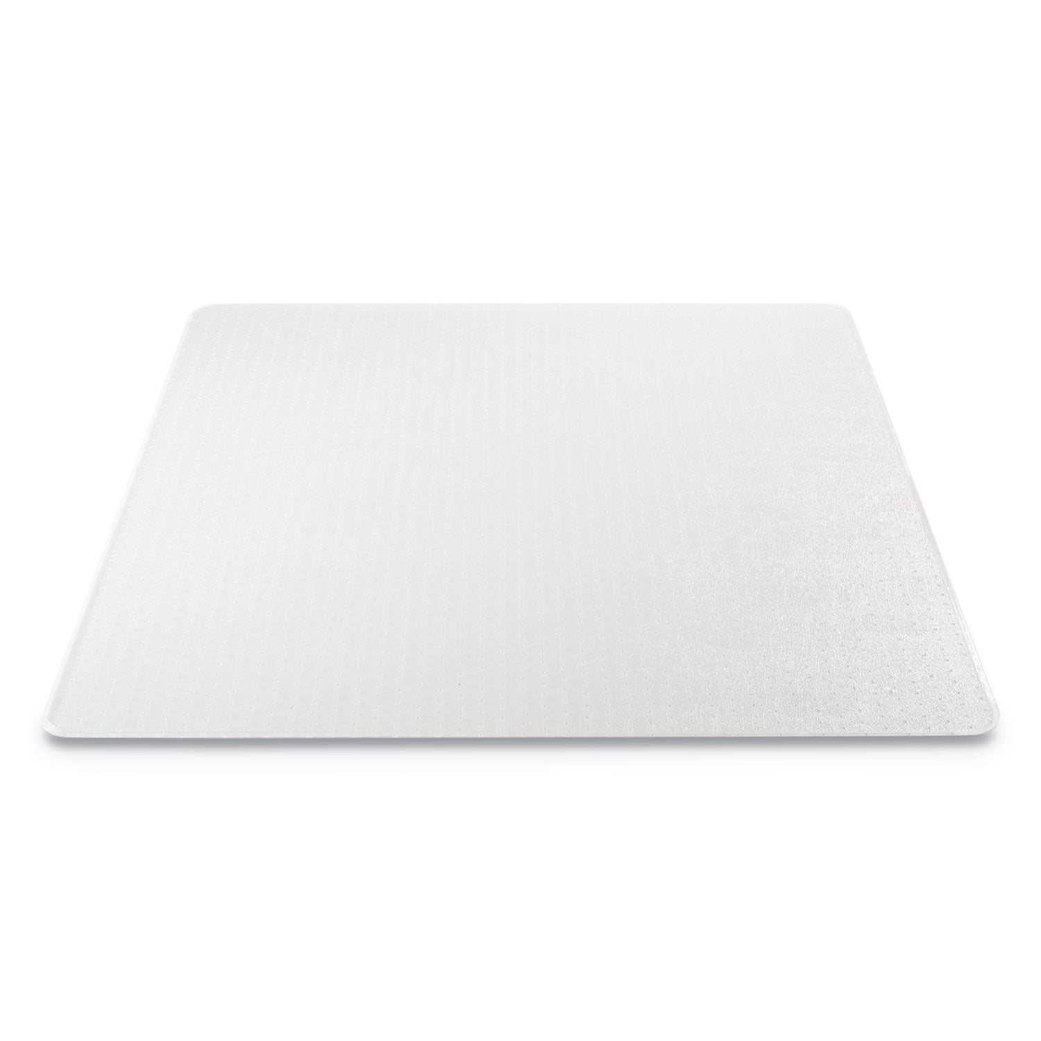 deflecto® Economat Occasional Use Chair Mat For Low Pile Carpet, 45 X 53, Rectangular, Clear