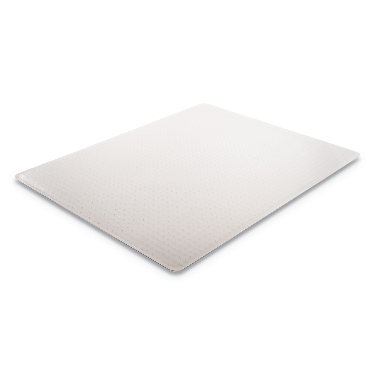 deflecto® Economat Occasional Use Chair Mat For Low Pile Carpet, 45 X 53, Rectangular, Clear