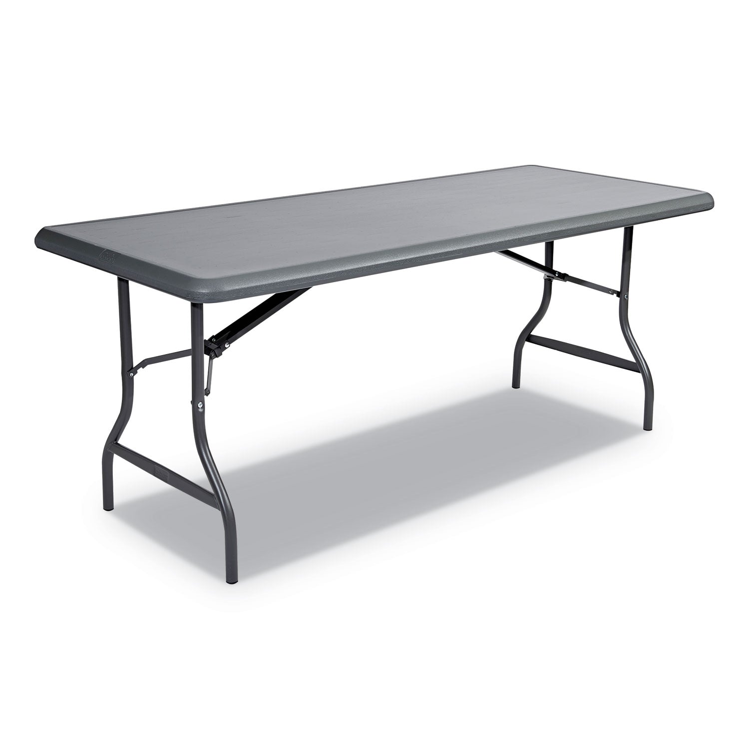 Iceberg IndestrucTable Industrial Folding Table, Rectangular, 72" x 30" x 29", Charcoal