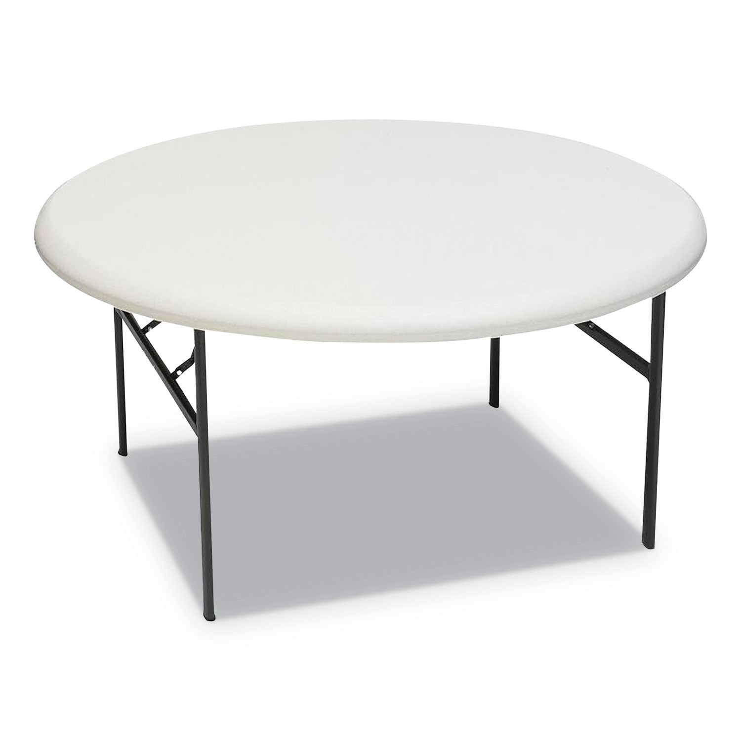Classic Folding Table | 60" Round, Platinum