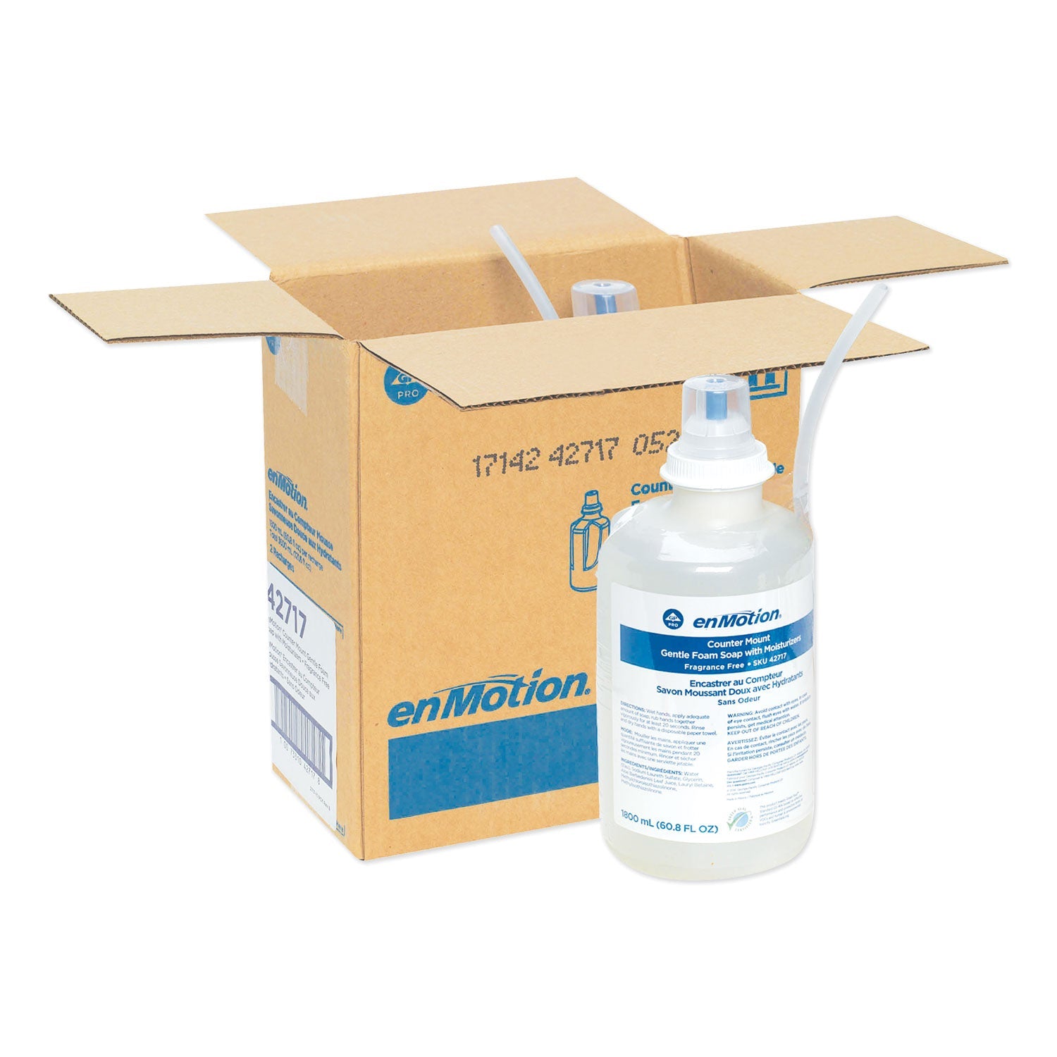 Georgia Pacific® Professional Gp Enmotion Counter Mount Foam Soap Refill, Fragrance-Free, 1,800 Ml, 2/carton