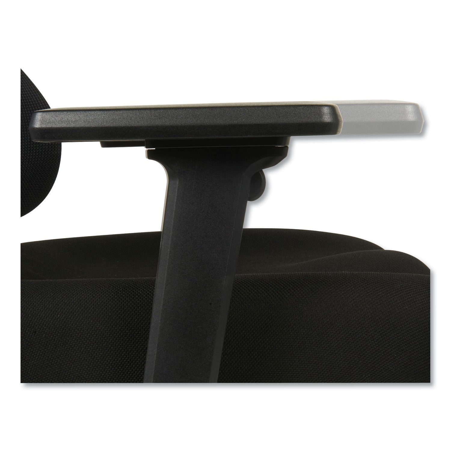 Alera® Alera Elusion II Series Suspension Mesh Mid-Back Synchro Seat Slide Chair, Supports 275 lb, 16.34" to 20.35" Seat, Black