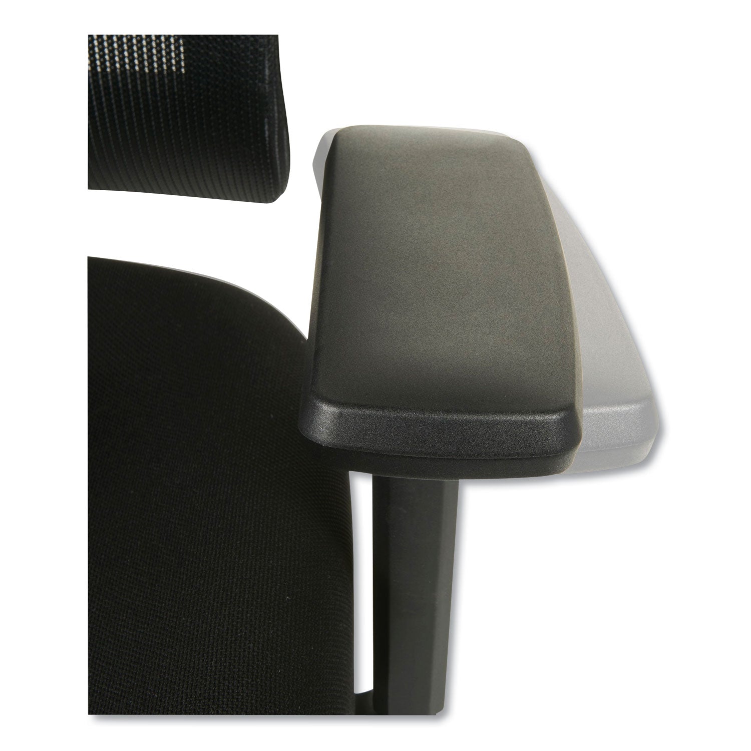 Alera® Alera Elusion Ii Series Mesh Mid-Back Swivel/tilt Chair, Adjustable Arms, Supports 275lb, 17.51" To 21.06" Seat Height, Black
