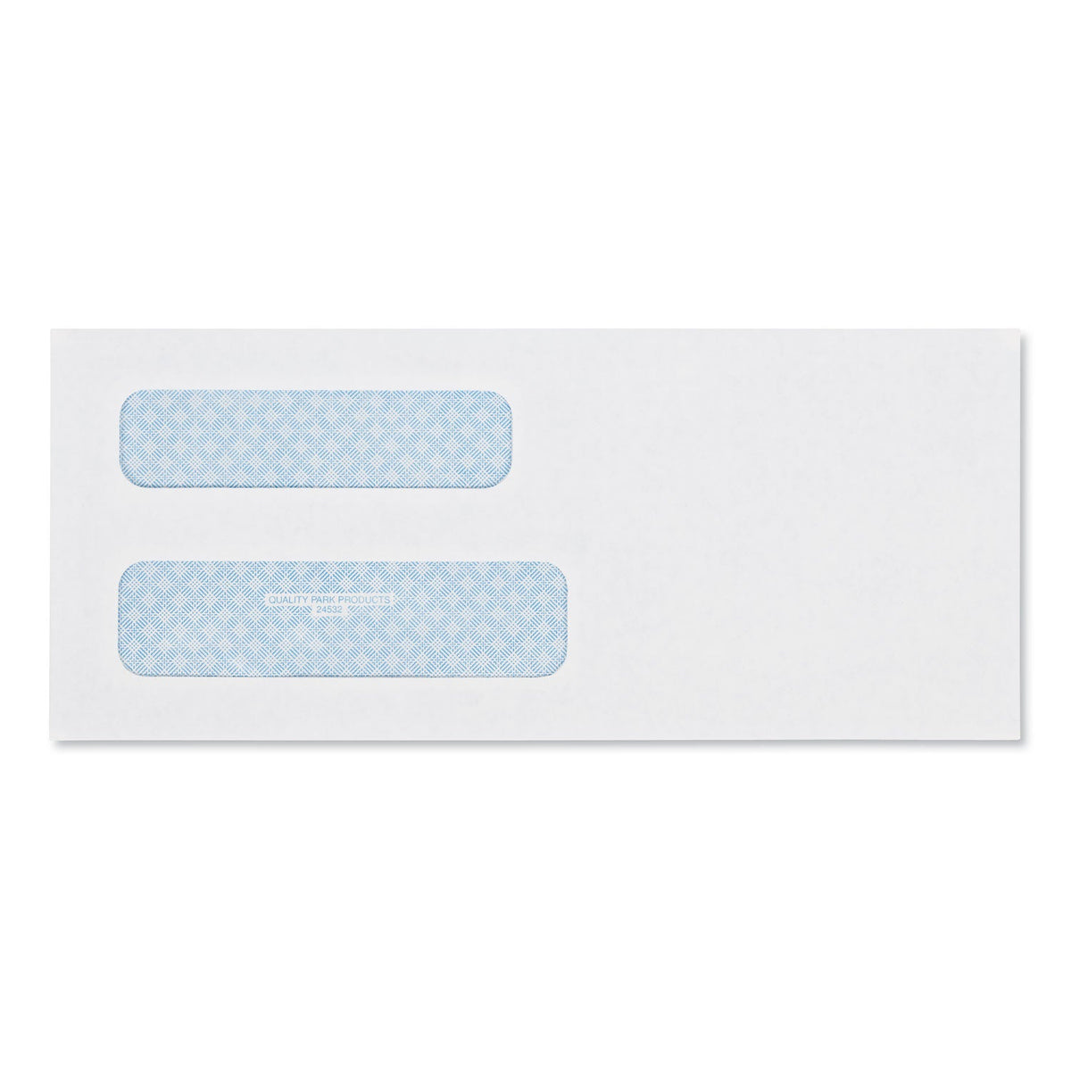 Quality Park Double Window Security Check Envelope