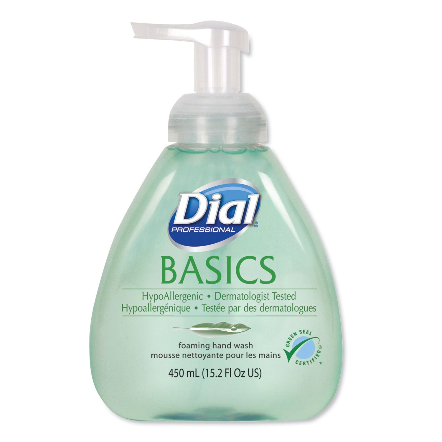Dial® Professional Basics Hypoallergenic Foaming Hand Wash, Honeysuckle Scent, 15.2 oz