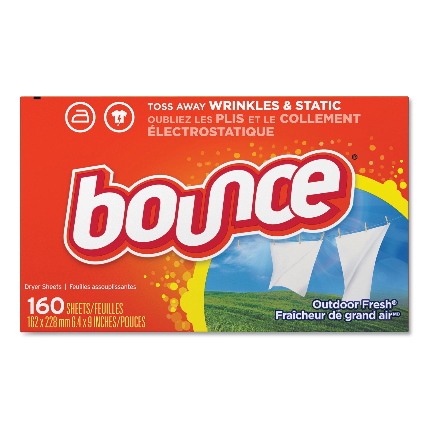 Fabric Softener Sheets | Outdoor Fresh, 160/Box