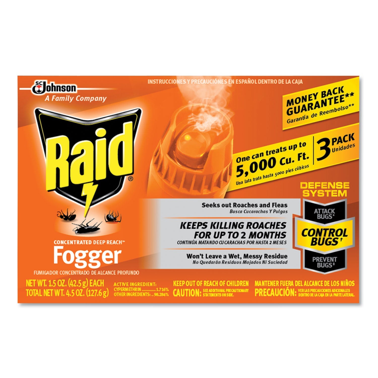 Deep Reach Fogger | Raid® Concentrated 3-Pack 12-Cs