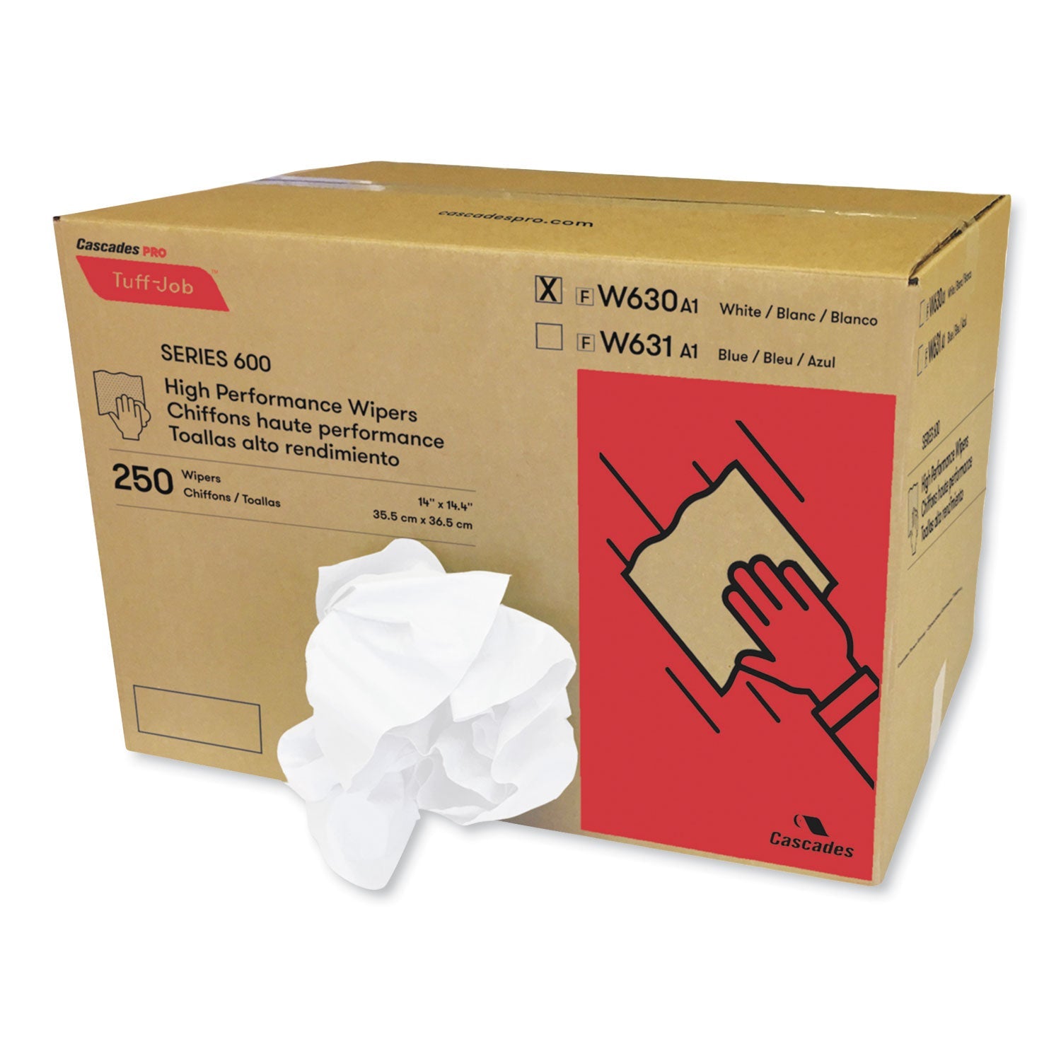 Tuff-Job Spunlace Towels | 250/Carton