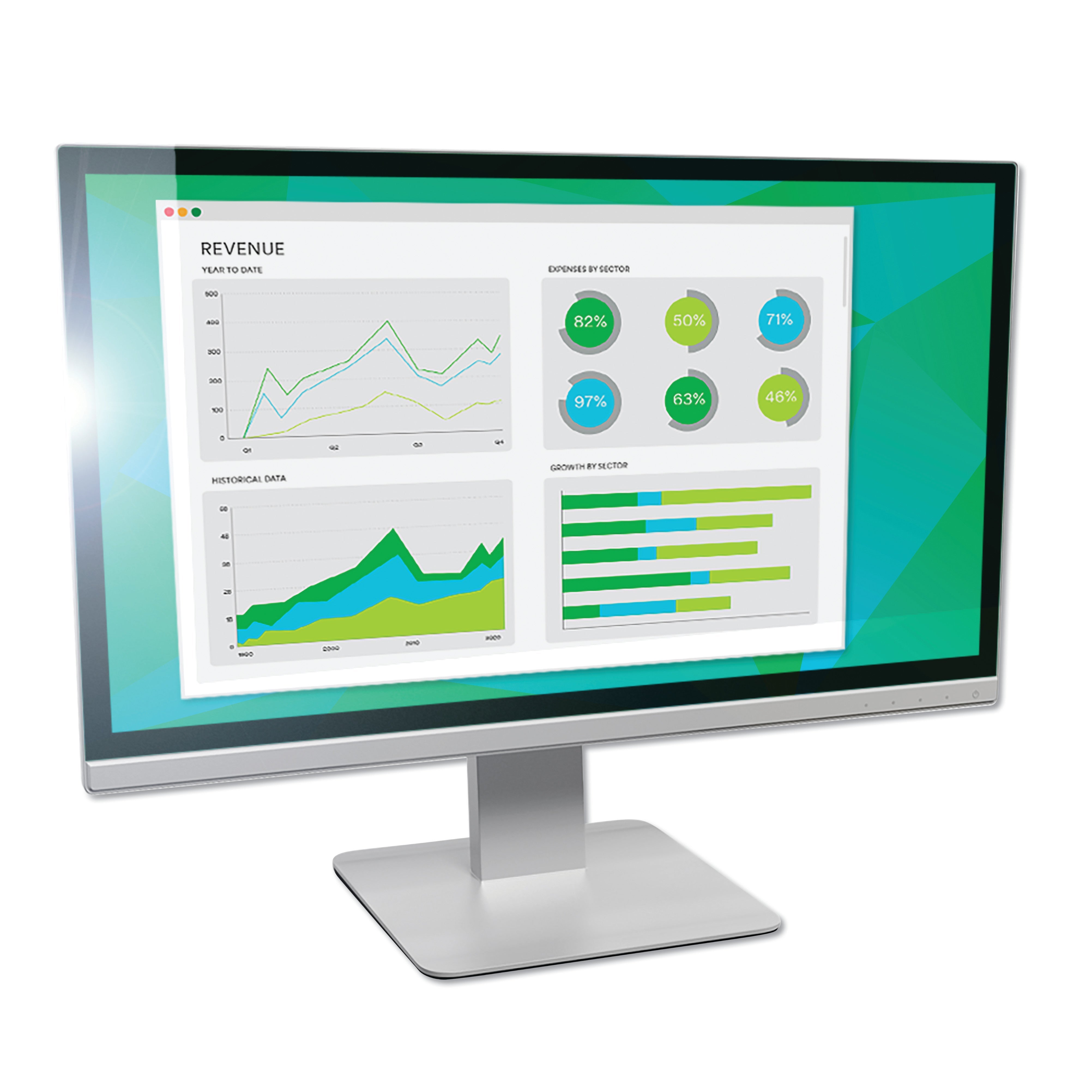 3M™ Antiglare Frameless Filter for 23" Widescreen Flat Panel Monitor, 16:9 Aspect Ratio