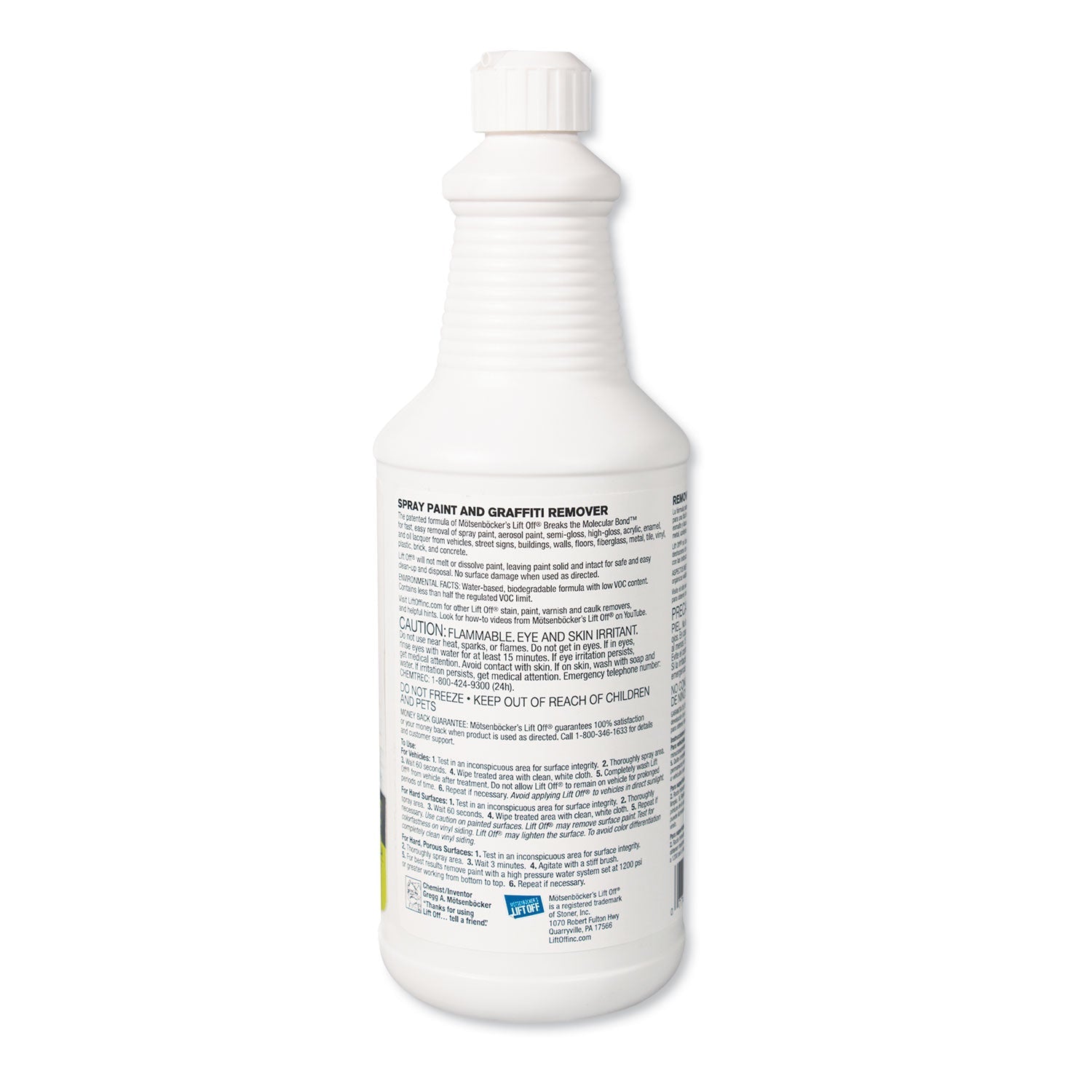 Motsenbocker's Lift-Off® 4 Spray Paint Graffiti Remover, 32oz, Bottle, 6/carton - Bloom Skins