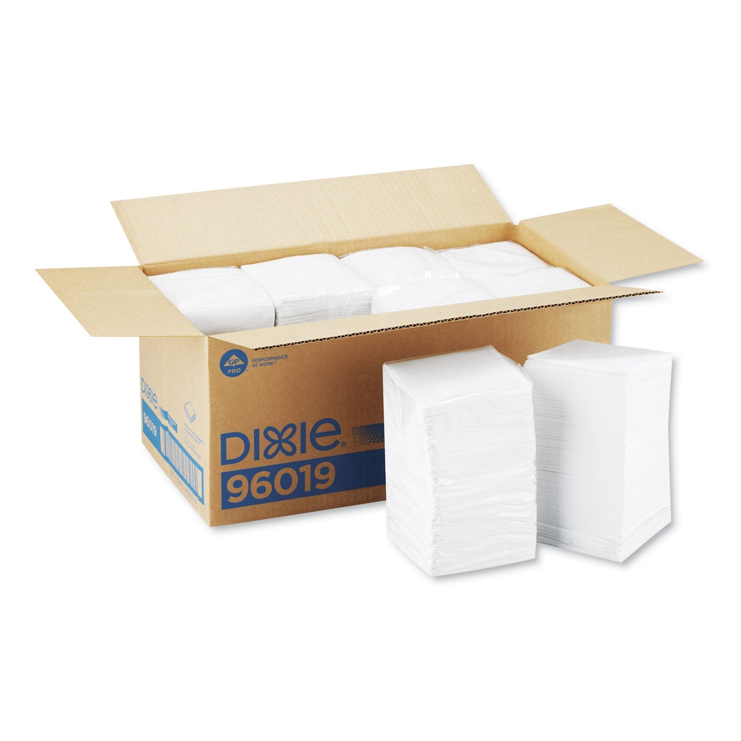 Georgia Pacific® Professional Beverage Napkins, Single-Ply, 9 1/2 X 9 1/2, White, 4000/carton