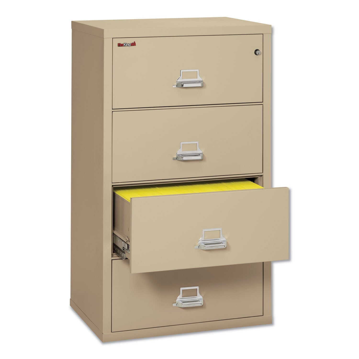 Insulated Lateral File | 4-Drawer Parchment