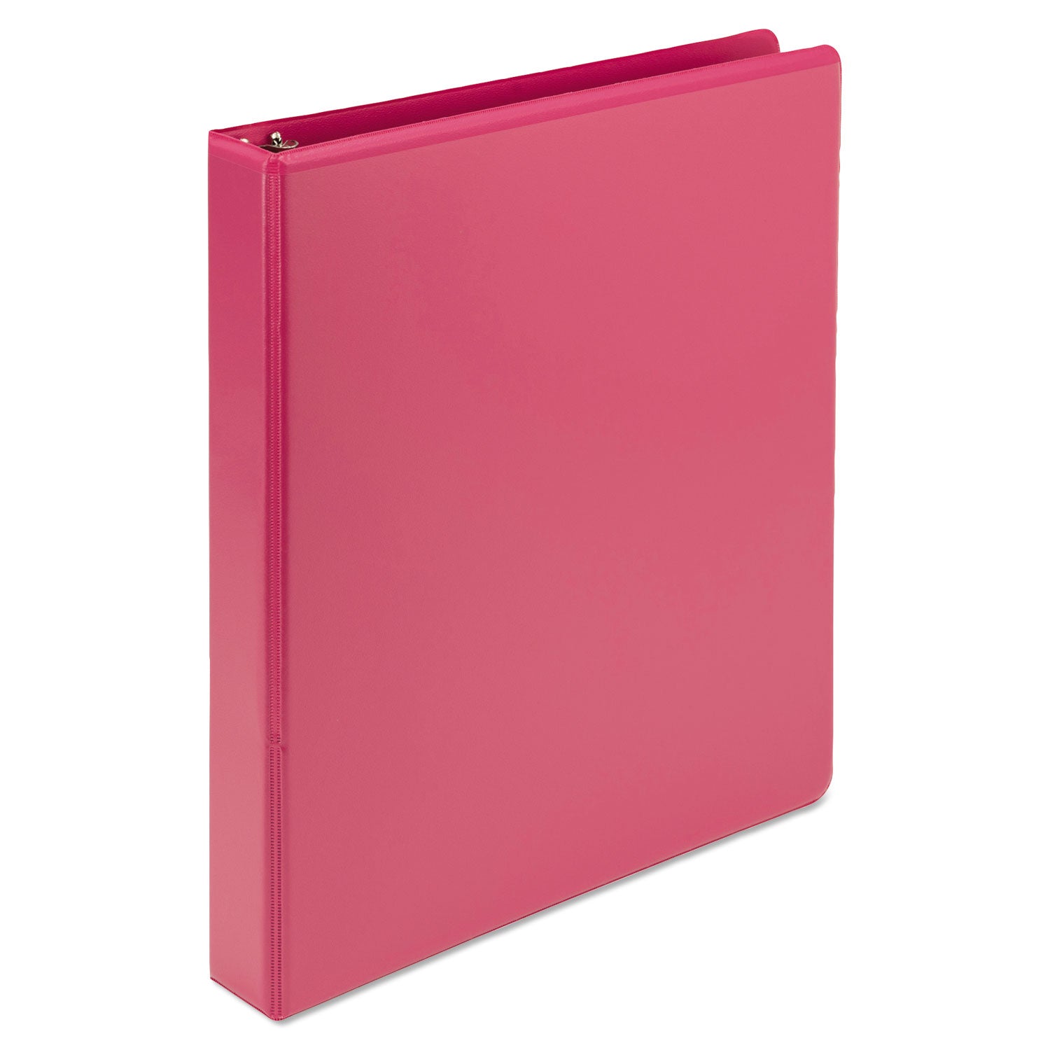 Samsill® Earth's Choice Plant-Based Durable Fashion View Binder, 3 Rings, 1" Capacity, 11 x 8.5, Berry, 2/Pack