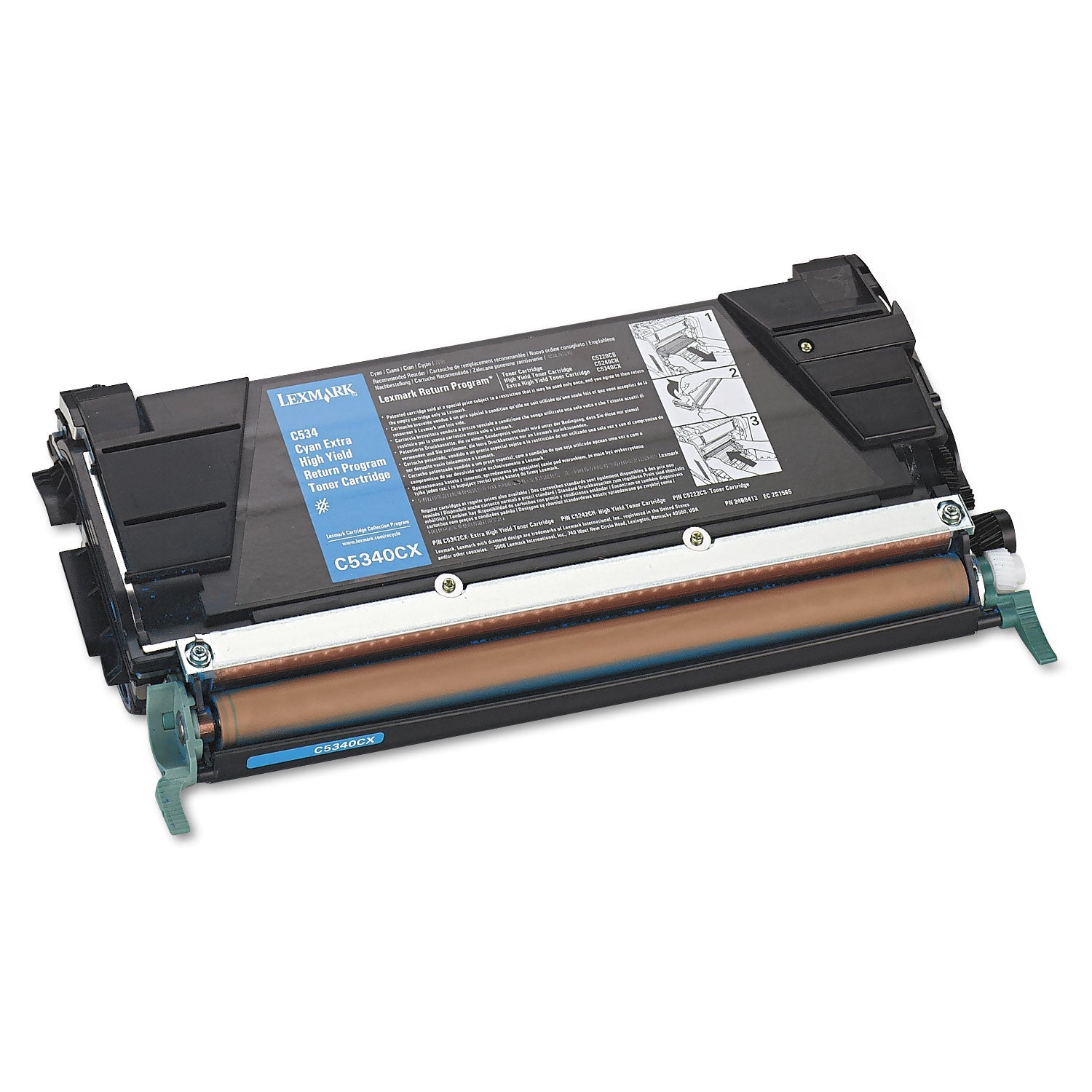 Lexmark C5340cx Toner | Extra High-Yield Cyan