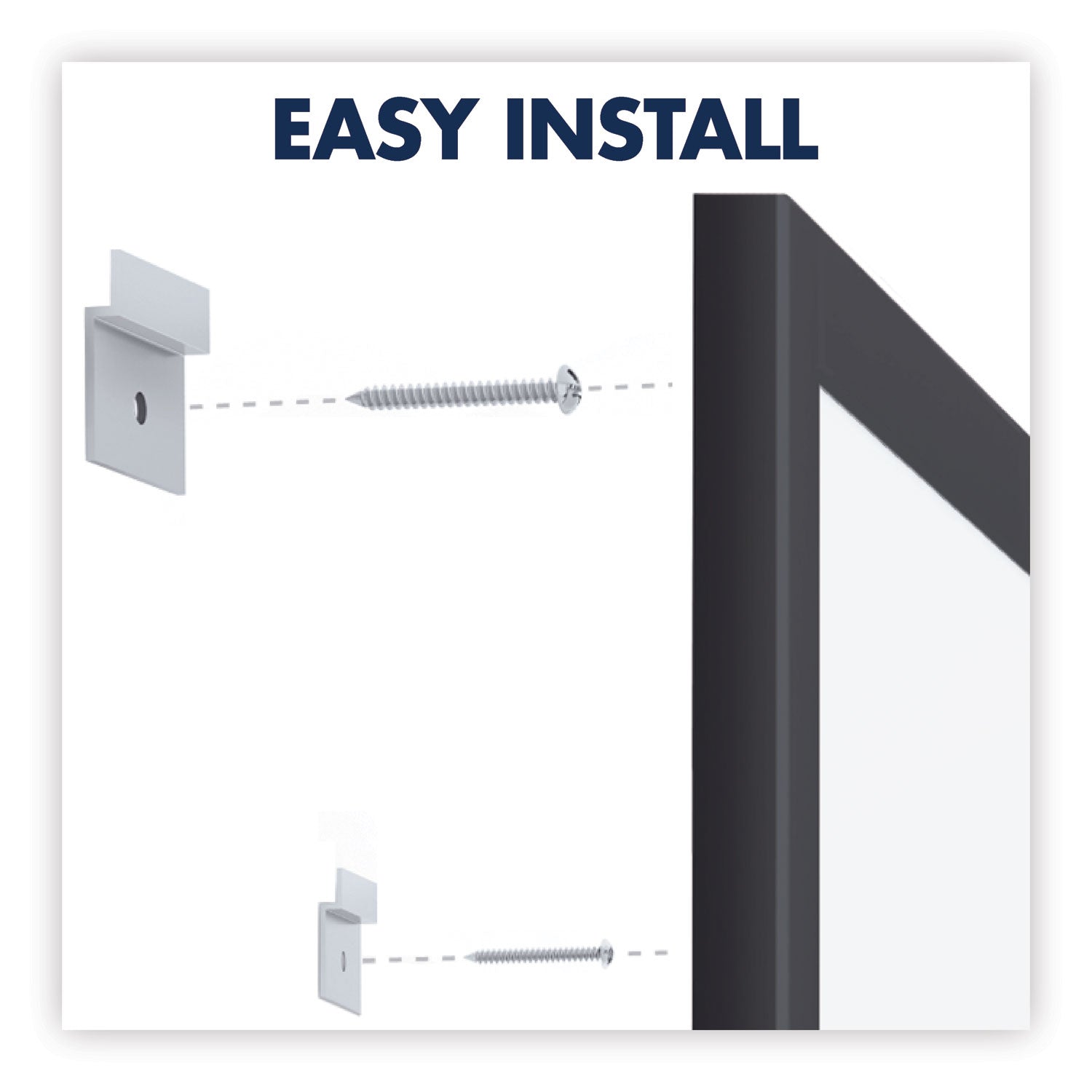 Quartet® Classic Series Nano-Clean Dry Erase Board, 48" x 36", White Surface, Black Aluminum Frame