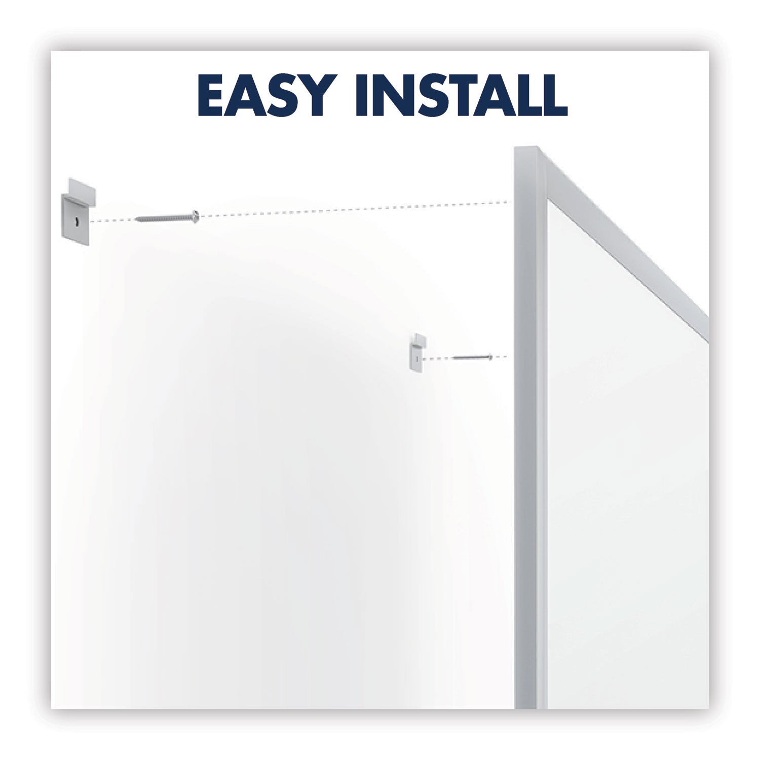 Quartet® Classic Series Nano-Clean Dry Erase Board, 60" x 36", White Surface, Satin Aluminum Frame