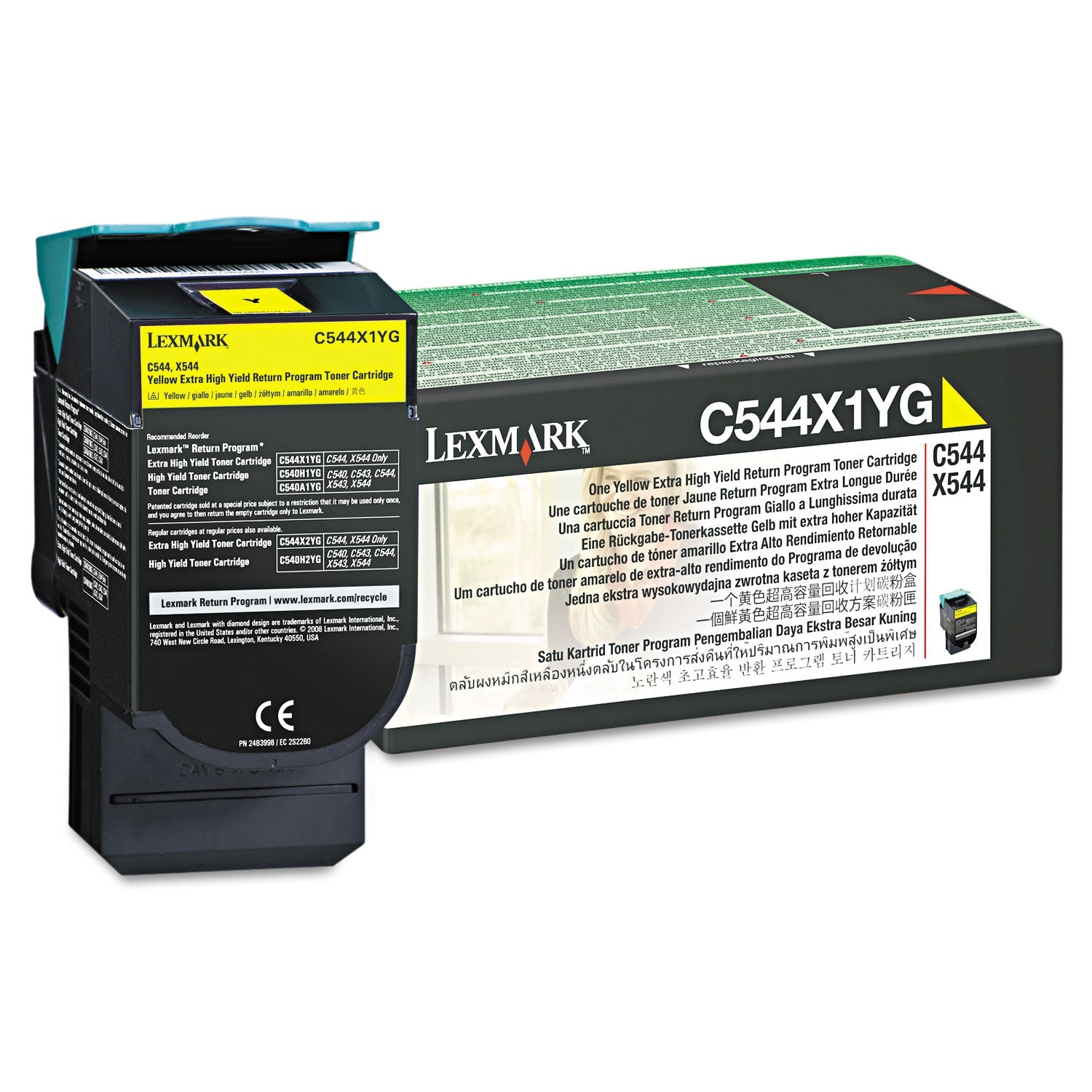 Lexmark C544x1yg Toner | Extra High-Yield Yellow
