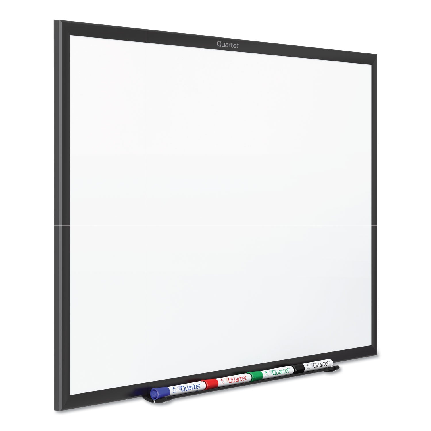 Quartet® Classic Series Total Erase Dry Erase Boards, 60" x 36", White Surface, Black Aluminum Frame