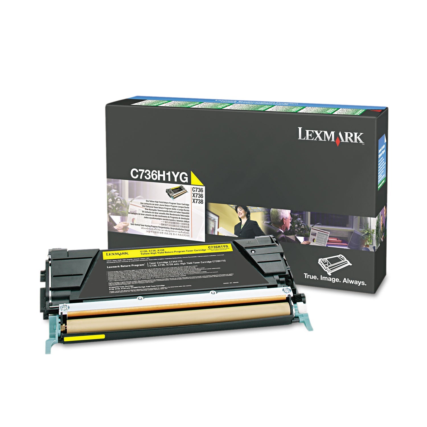 Lexmark C736h1yg Toner | Return Program, Yellow