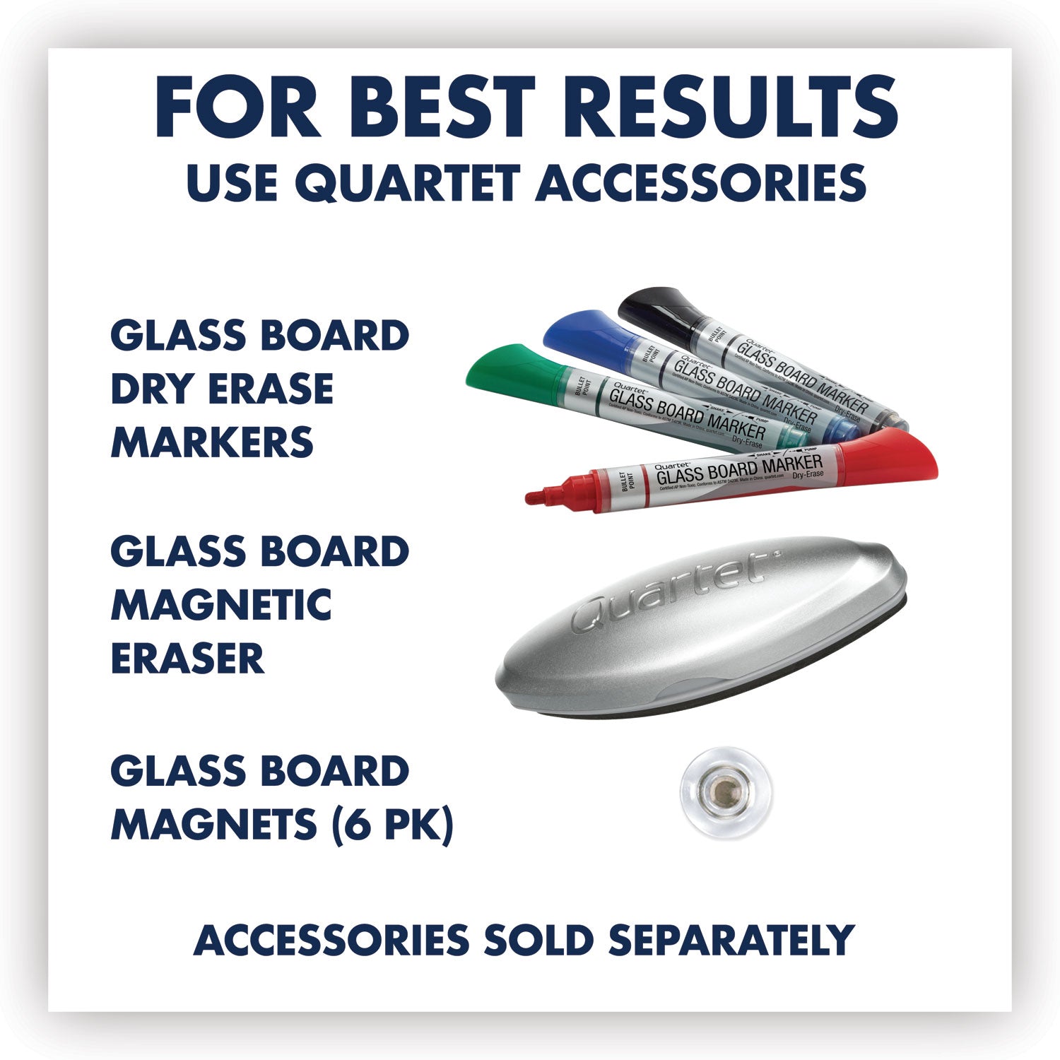 Quartet® Infinity Magnetic Glass Calendar Board, Monthly Planning/Scheduling, 24" x 18", White Surface
