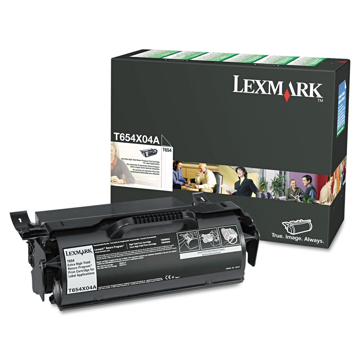Lexmark T654x04a Toner | Return Program, Black