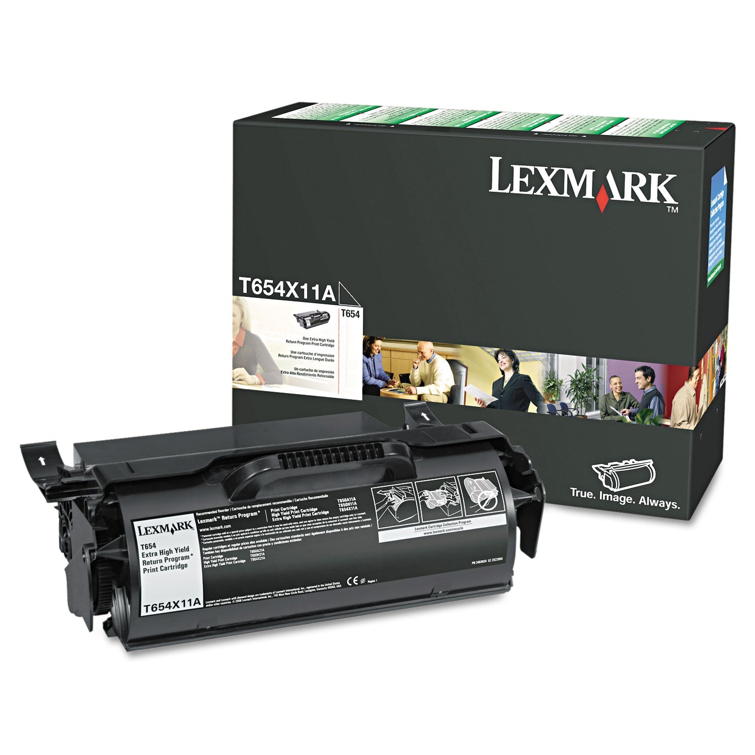 Lexmark T654x11a Toner | Return Program, Black