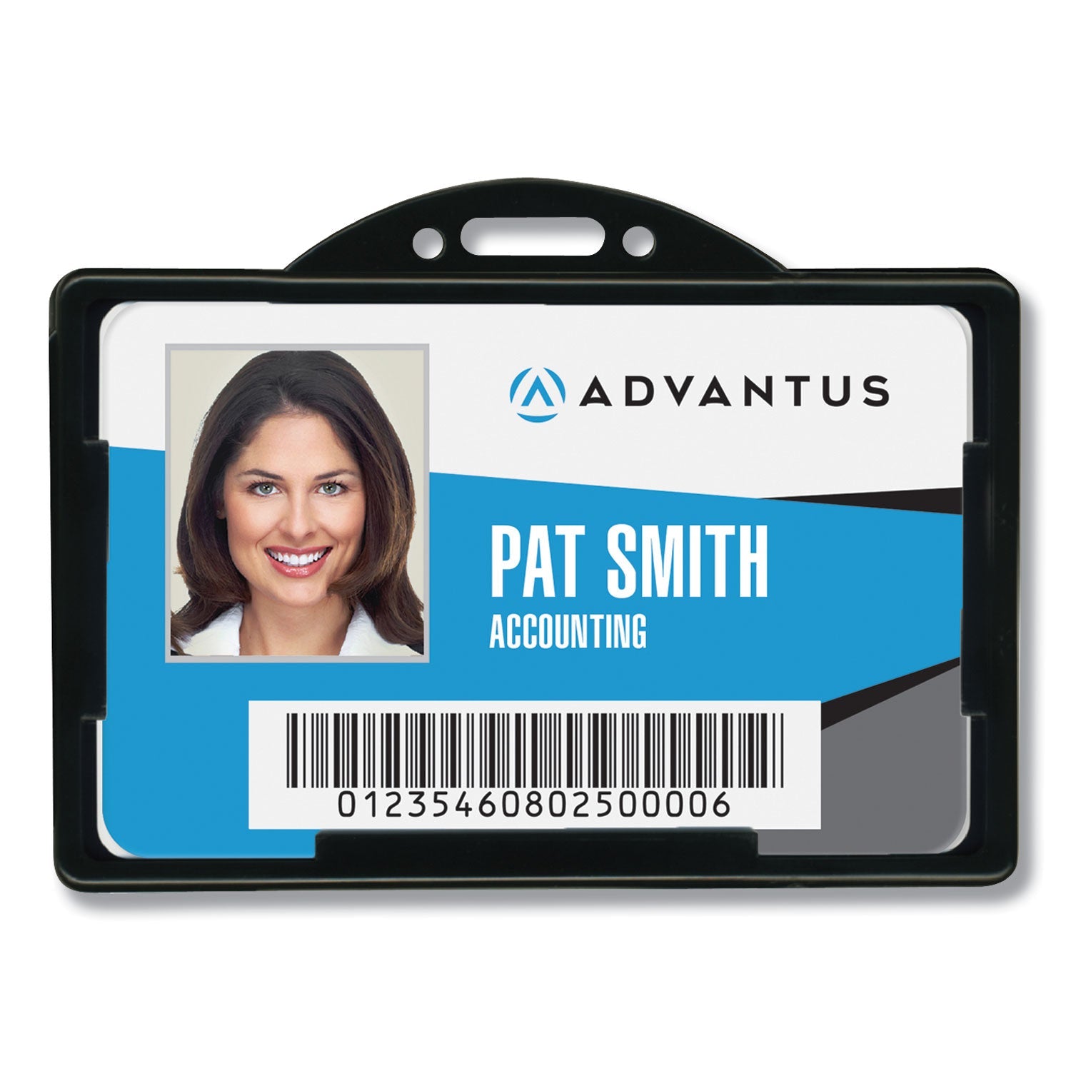 ID Card Holders | Horizontal | Black | 25-Pack