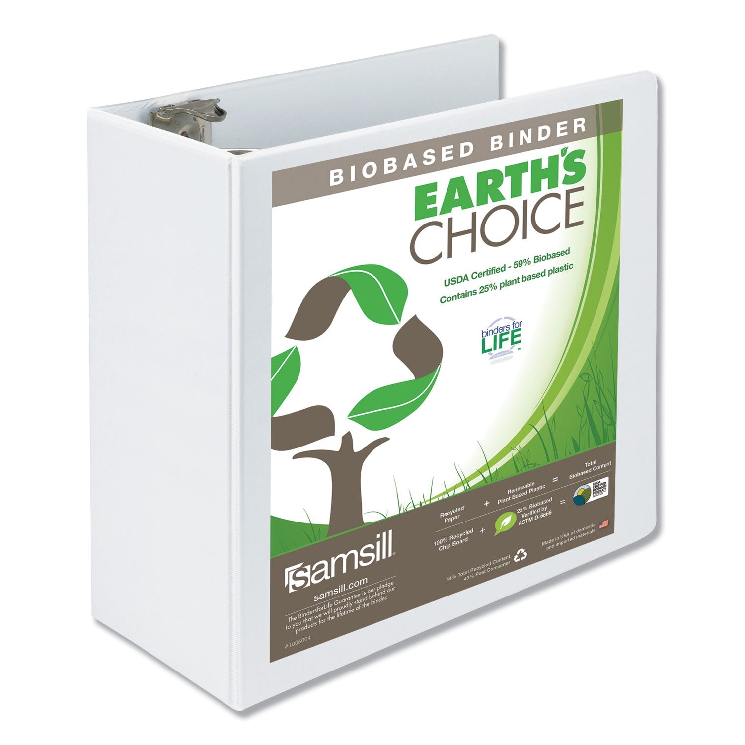 Samsill Earth's Choice Round Ring View Binder