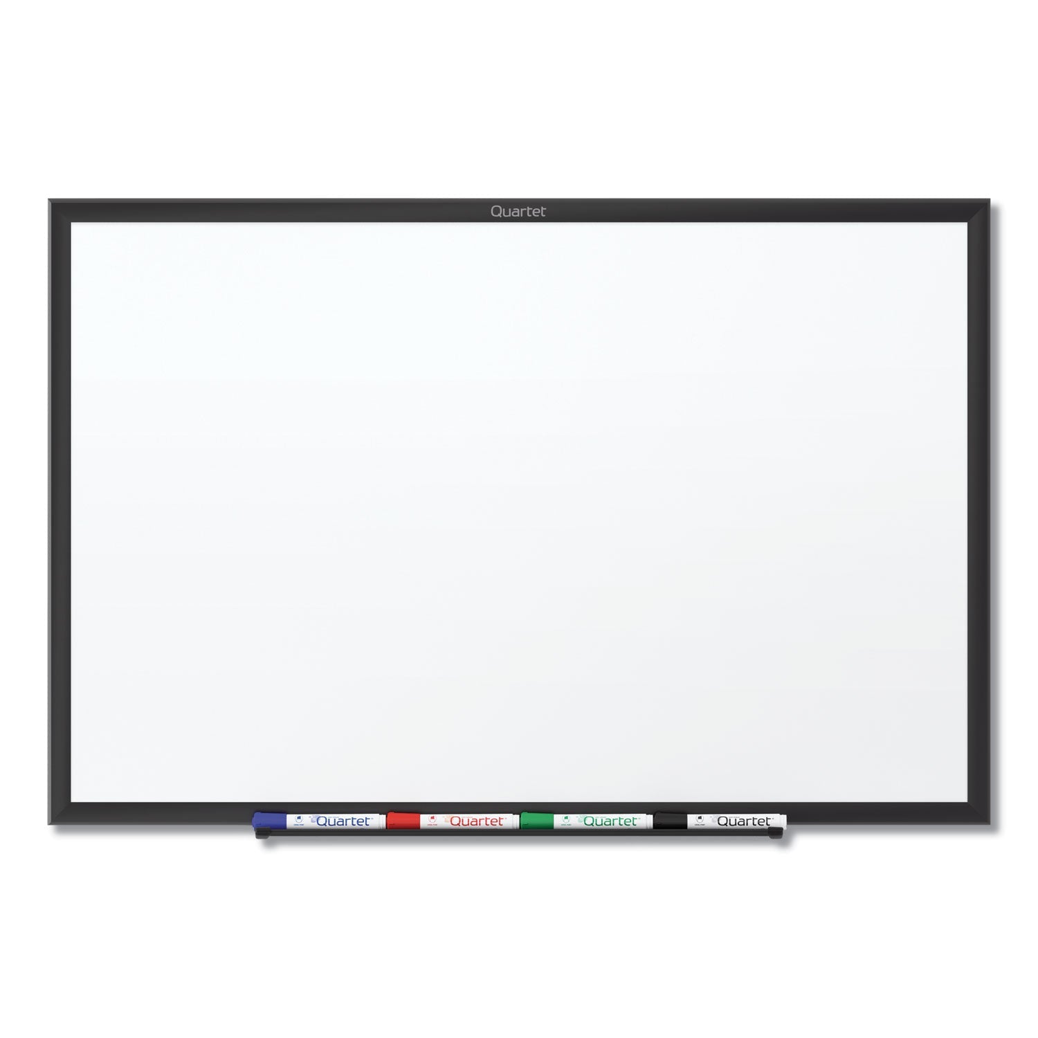 Quartet® Classic Series Total Erase Dry Erase Boards, 72" x 48", White Surface, Black Aluminum Frame