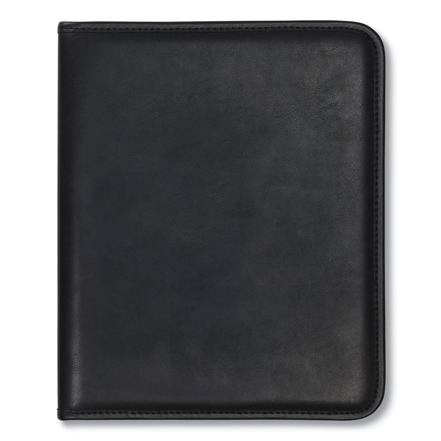 Samsill® Professional Padfolio, Storage Pockets/card Slots, Writing Pad, Black