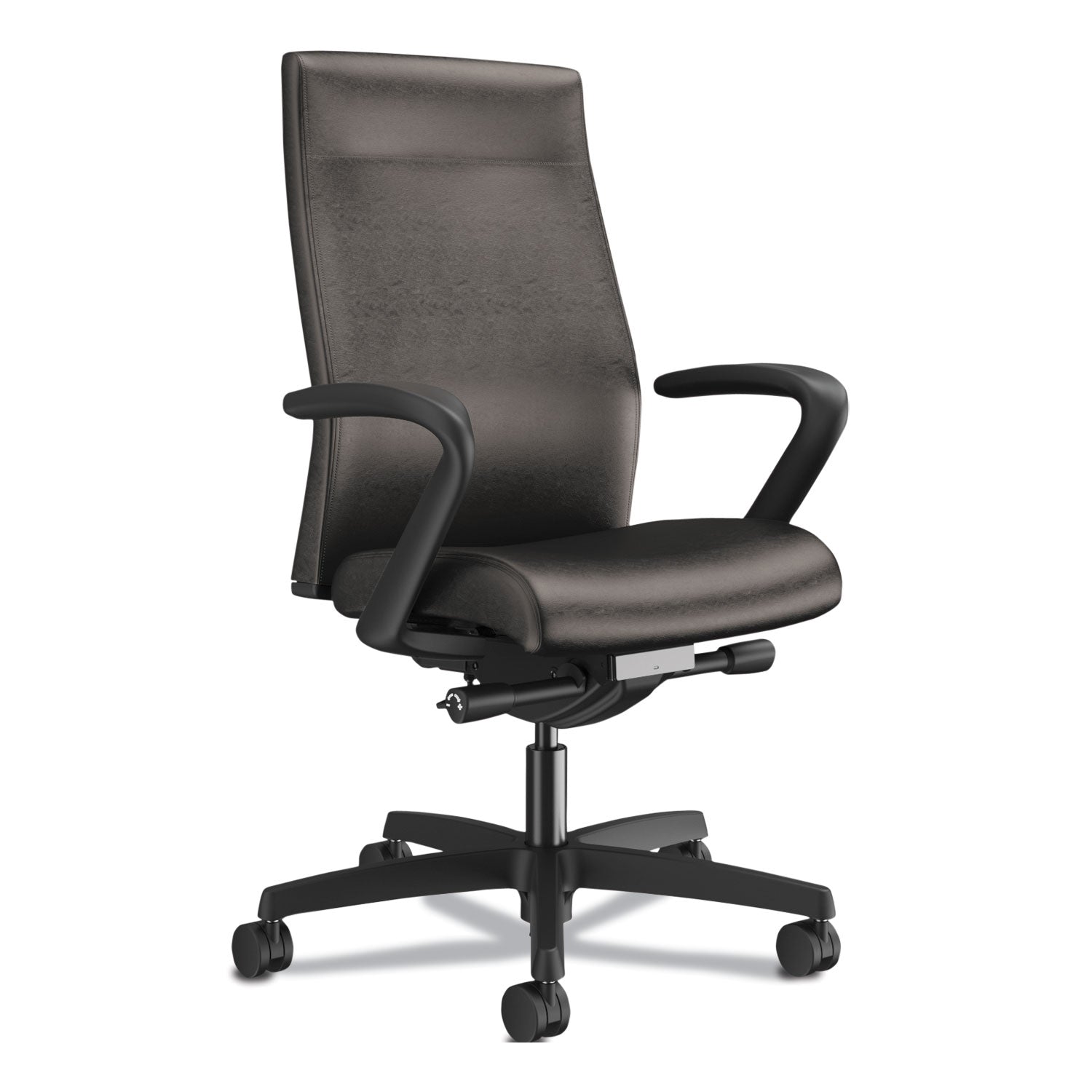 Vinyl Mid-Back Task Chair | Black