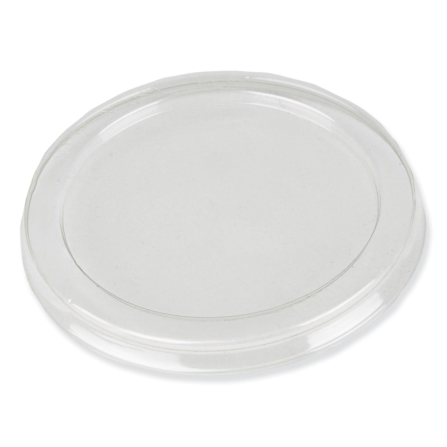 Durable Packaging Dome Lids for 3.25" Round Containers, 3.25" Diameter, Clear, Plastic, 1,000/Carton