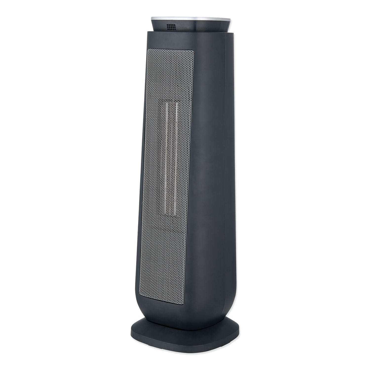 Alera® Ceramic Heater Tower with Remote Control, 1,500 W, 7.17 x 7.17 x 22.95, Black