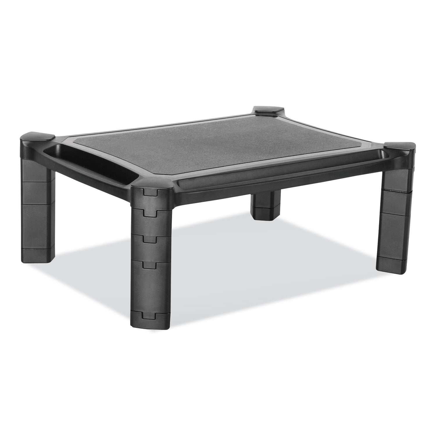 Innovera® Large Monitor Stand With Cable Management, 12.99" X 17.1" X 6.6", Black, Supports 22 Lbs