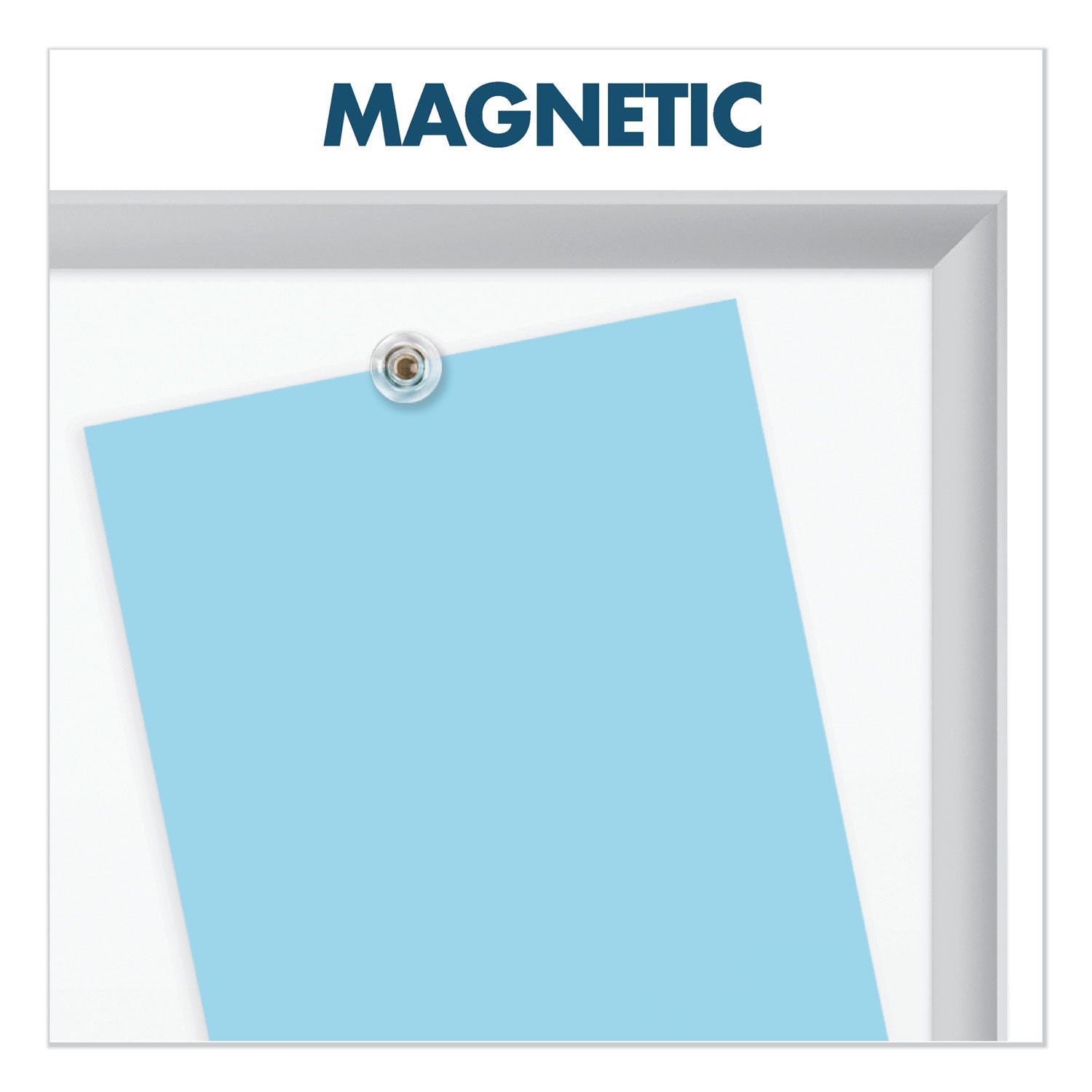 Quartet® Classic Series Porcelain Magnetic Dry Erase Board, 48" x 36", White Surface, Satin Aluminum Frame