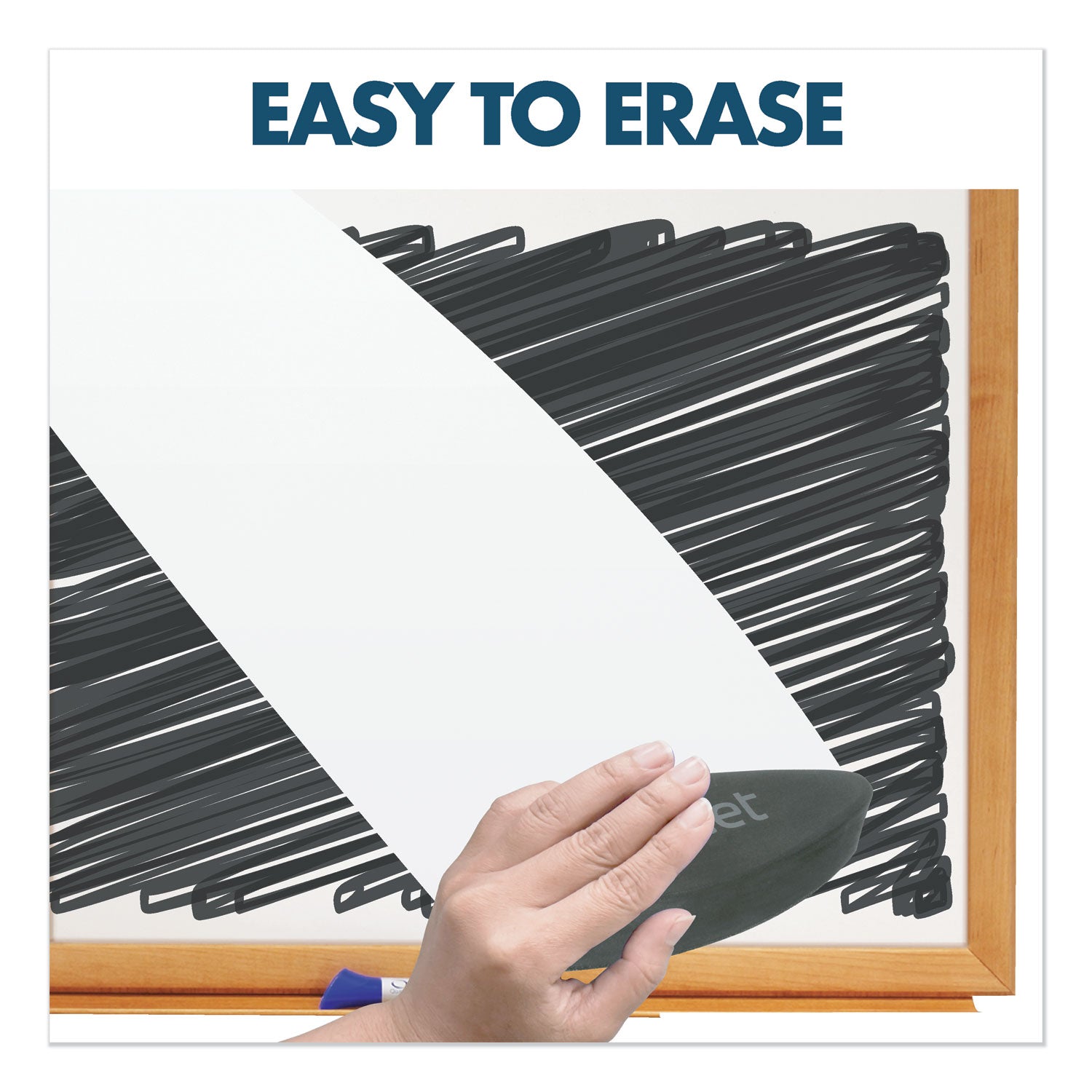 Quartet® Combination Board, 36" x 24", Brown/White Surface, Oak Finished Fiberboard (MDF) Frame